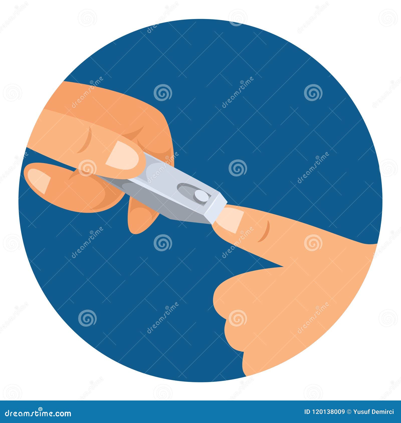Vector Illustration of Nail Clipper Stock Vector - Illustration of ...
