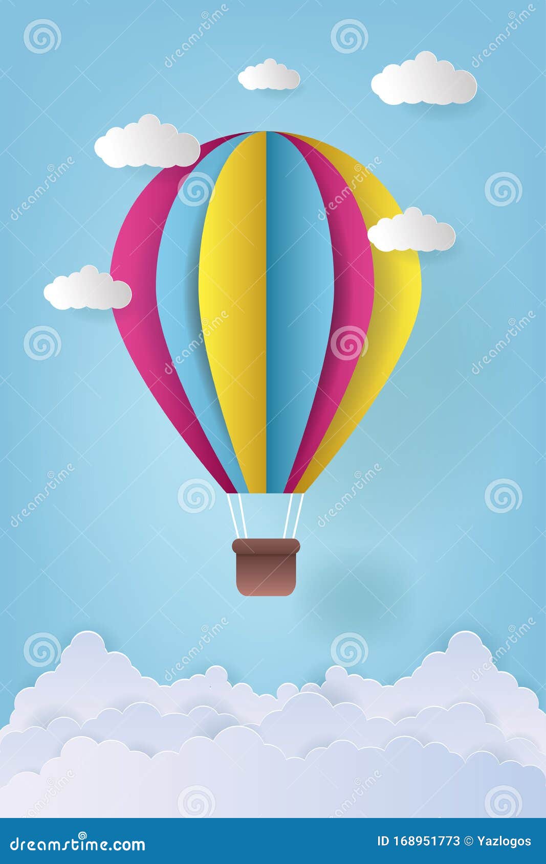 Vector Illustration Origami Colorful Hot Air Balloon and Cloud. Paper Art and Craft Style Stock Illustration - Illustration of cute, graphic: 168951773 Vector Illustration Origami Colorful Hot Air Balloon and Cloud. Paper Art and Craft Style Stock Illustration - Illustration of cute, graphic: 168951773