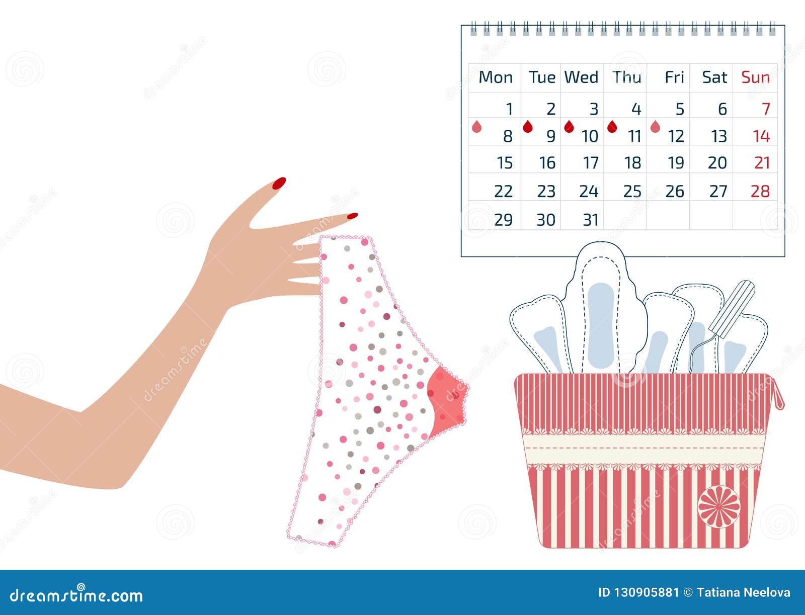 Monthlies Period Stock Illustrations – 183 Monthlies Period Stock  Illustrations, Vectors & Clipart - Dreamstime