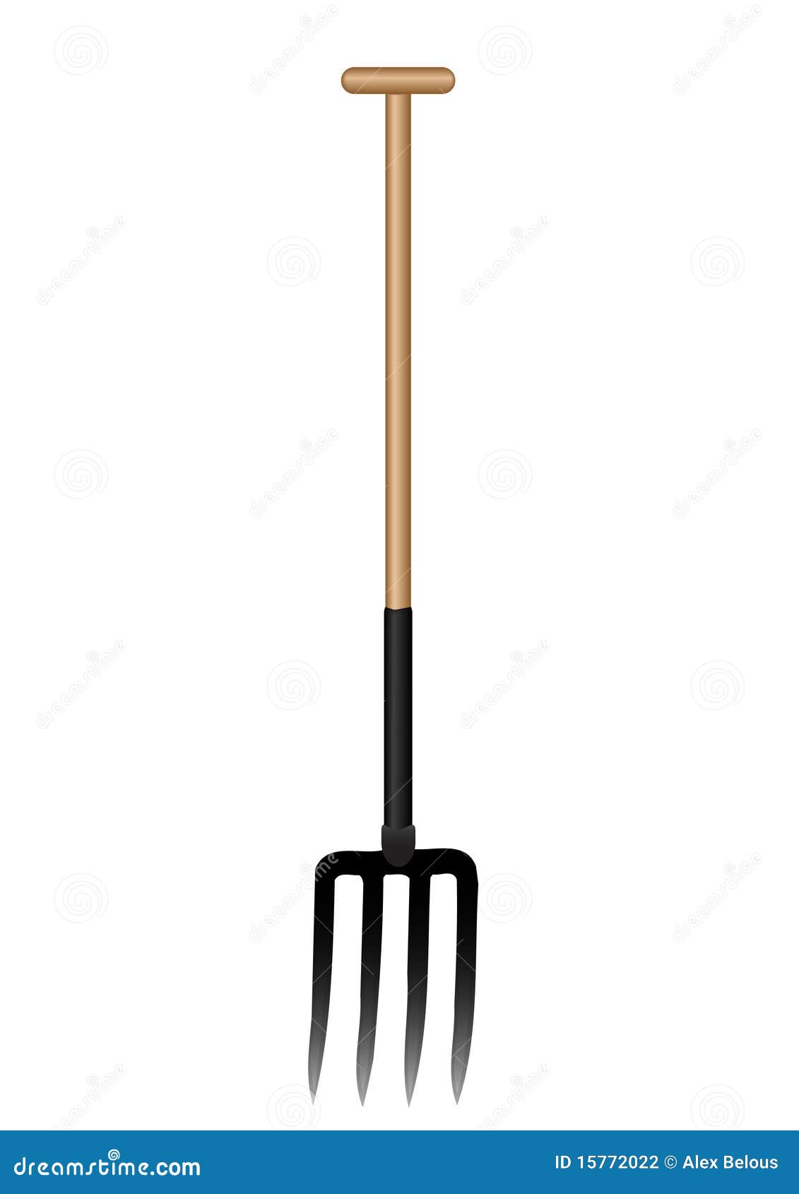   a pitchfork