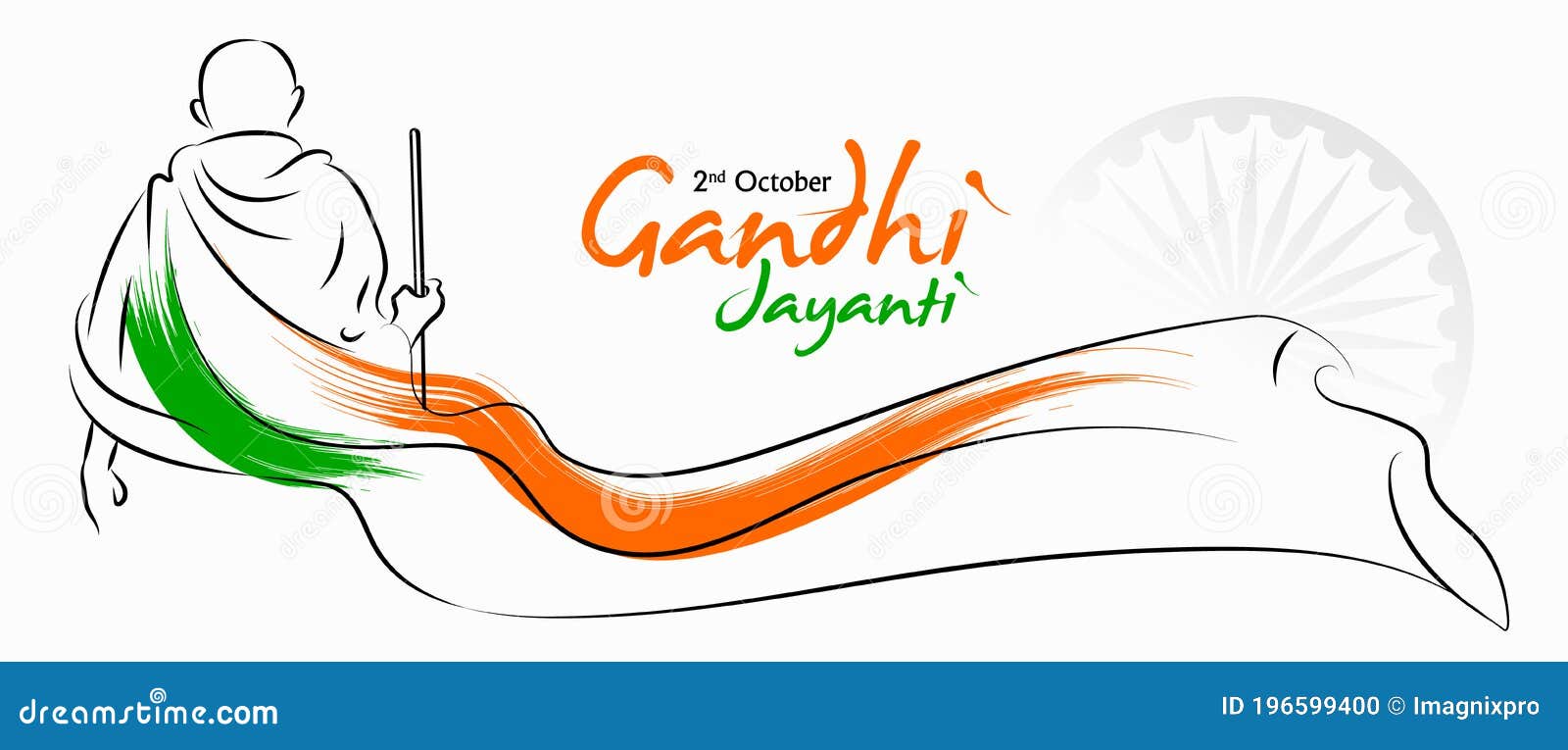 Vector Illustration Of A Background Or Poster For Happy Gandhi Jayanti Or  2nd October. Royalty Free SVG, Cliparts, Vectors, and Stock Illustration.  Image 129754172.