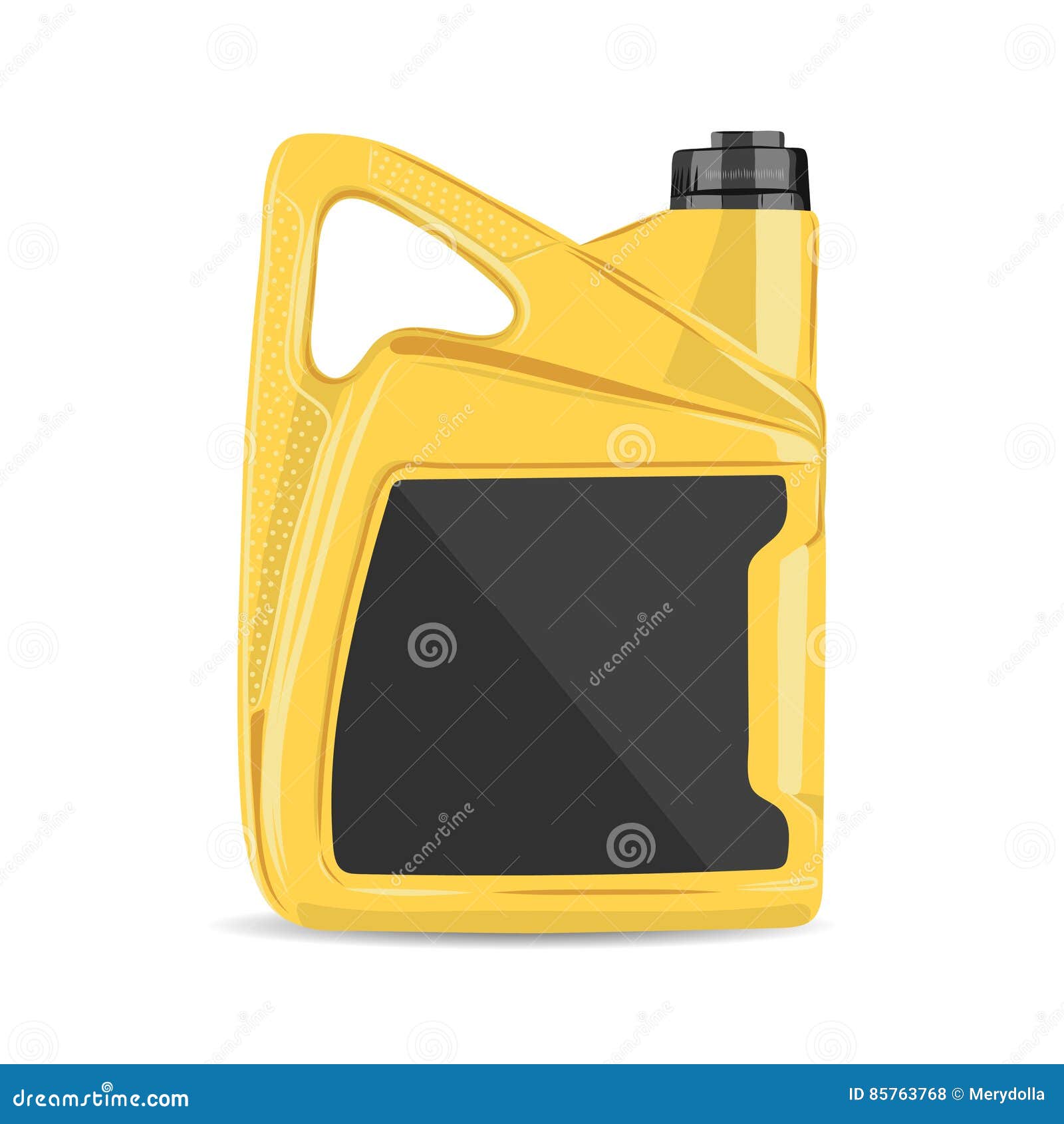 Vector Illustration of Realistic Motor Oil Canister Stock Vector