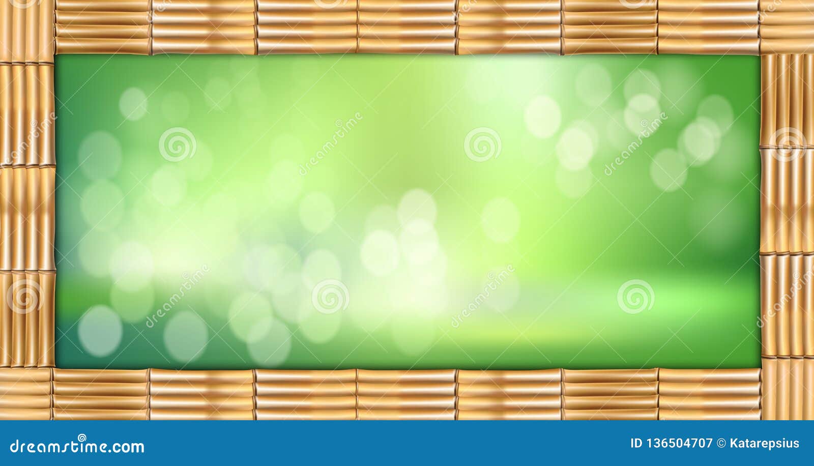 Download Rectangle Brown Dry Bamboo Stems Border With Blurred ...