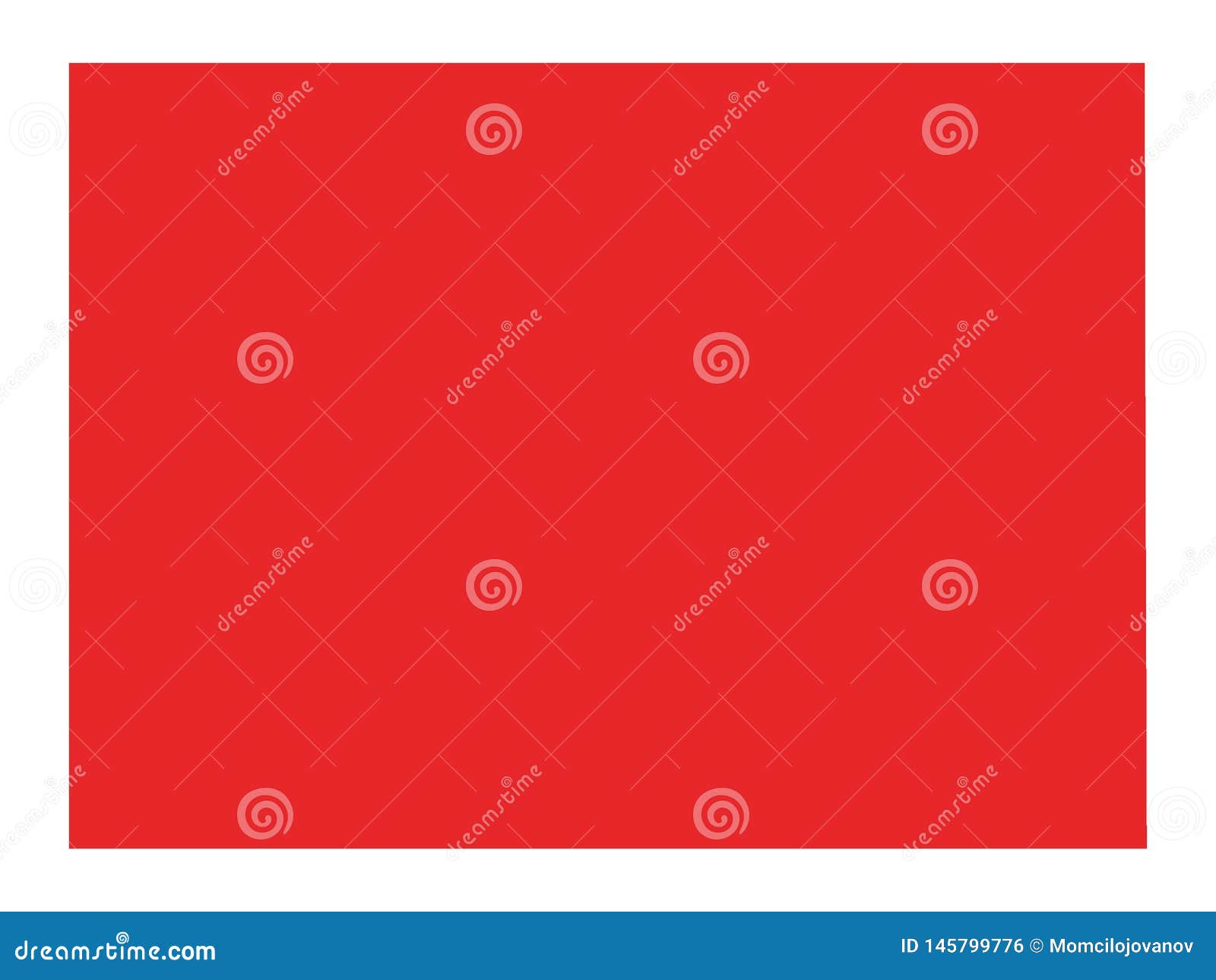 Red Map of US State of Colorado Stock Vector Illustration of district