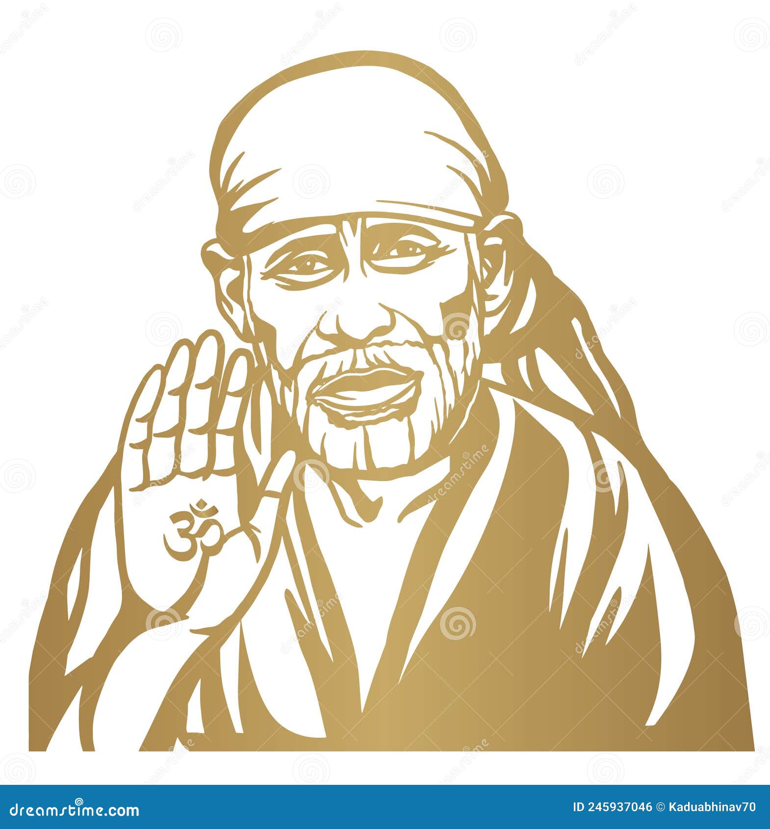 saibaba  portrait