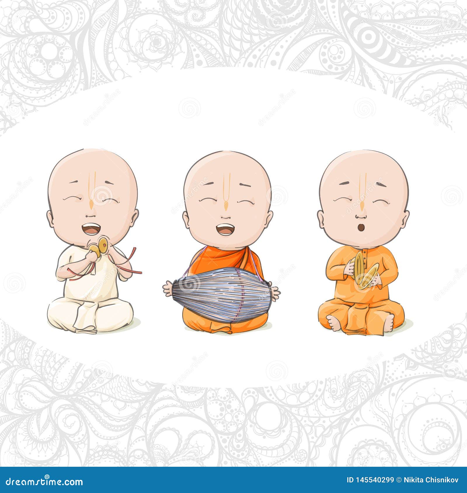 Vector Cartoon Vaisnava Devotees Stock Vector - Illustration of monk, mridanga: 145540299 Vector Cartoon Vaisnava Devotees Stock Vector - Illustration of monk, mridanga: 145540299