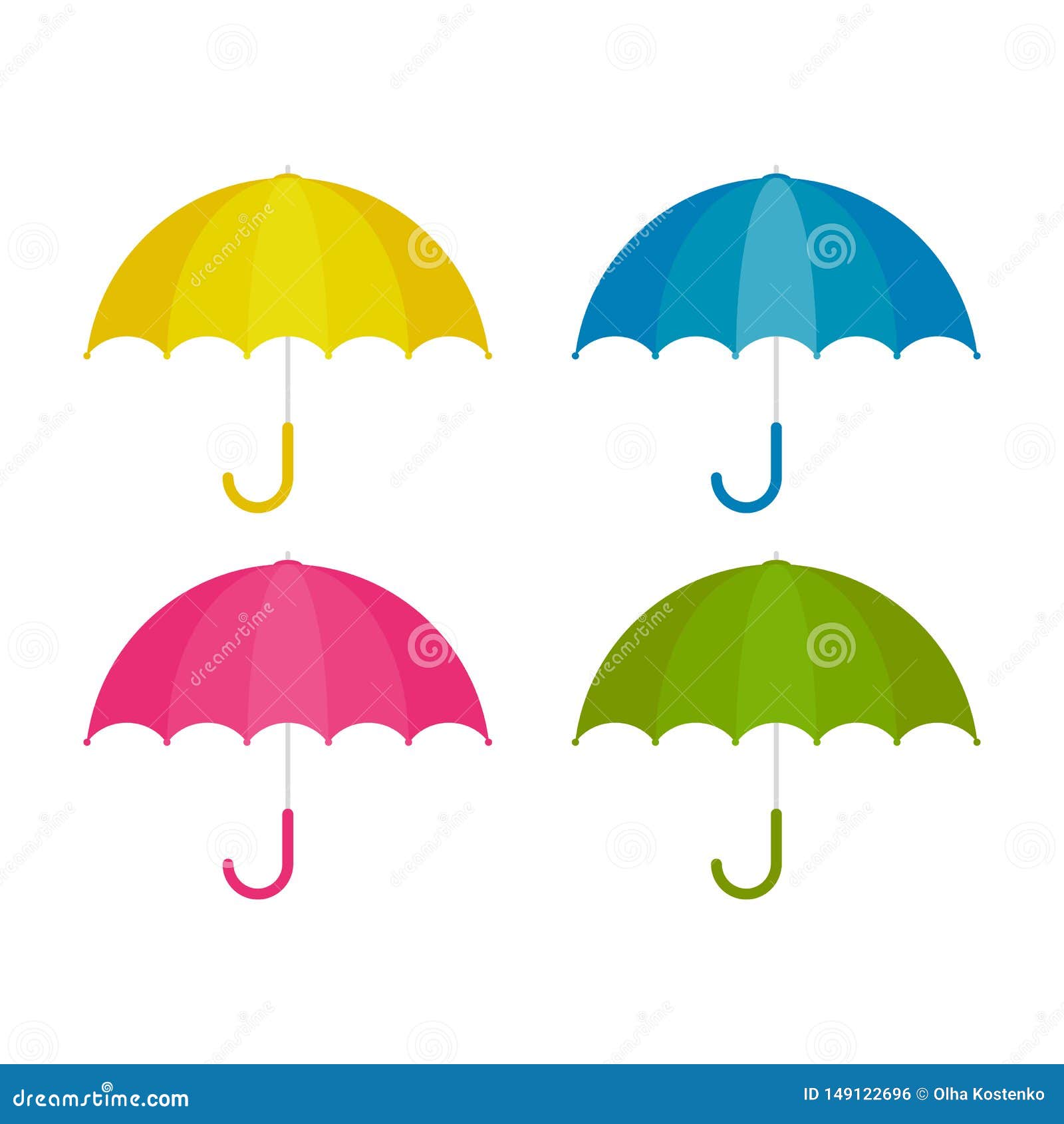 Umbrella in Cartoon Style for Design Stock Vector - Illustration of icon, open: 149122696 Umbrella in Cartoon Style for Design Stock Vector - Illustration of icon, open: 149122696