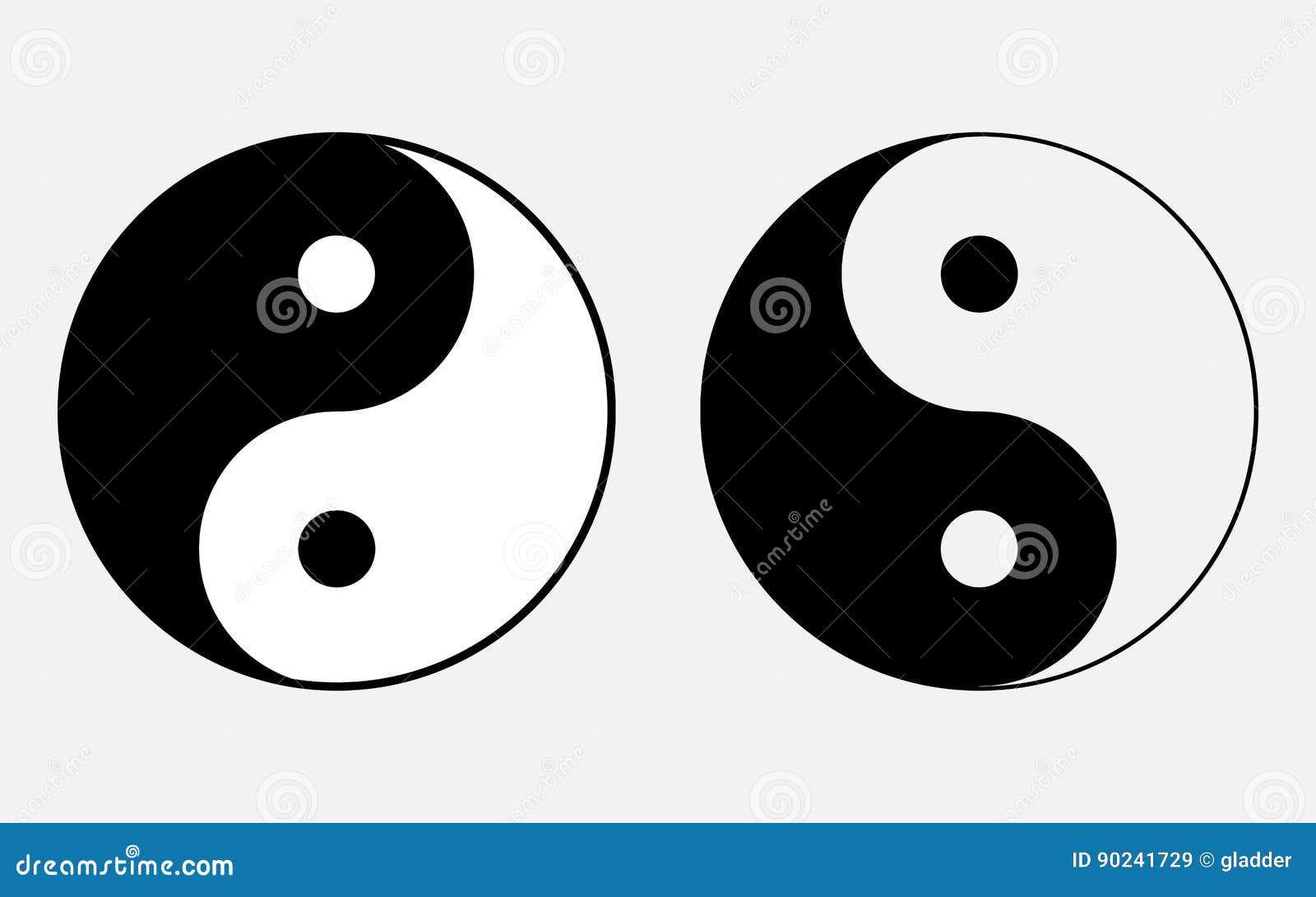 Vector Illustration Of The Sign Of Chinese Philosophy Of The Symbol Of Confucianism Icons Symbolizing The Unity Of Yin And Yang B Illustration 90241729 Megapixl