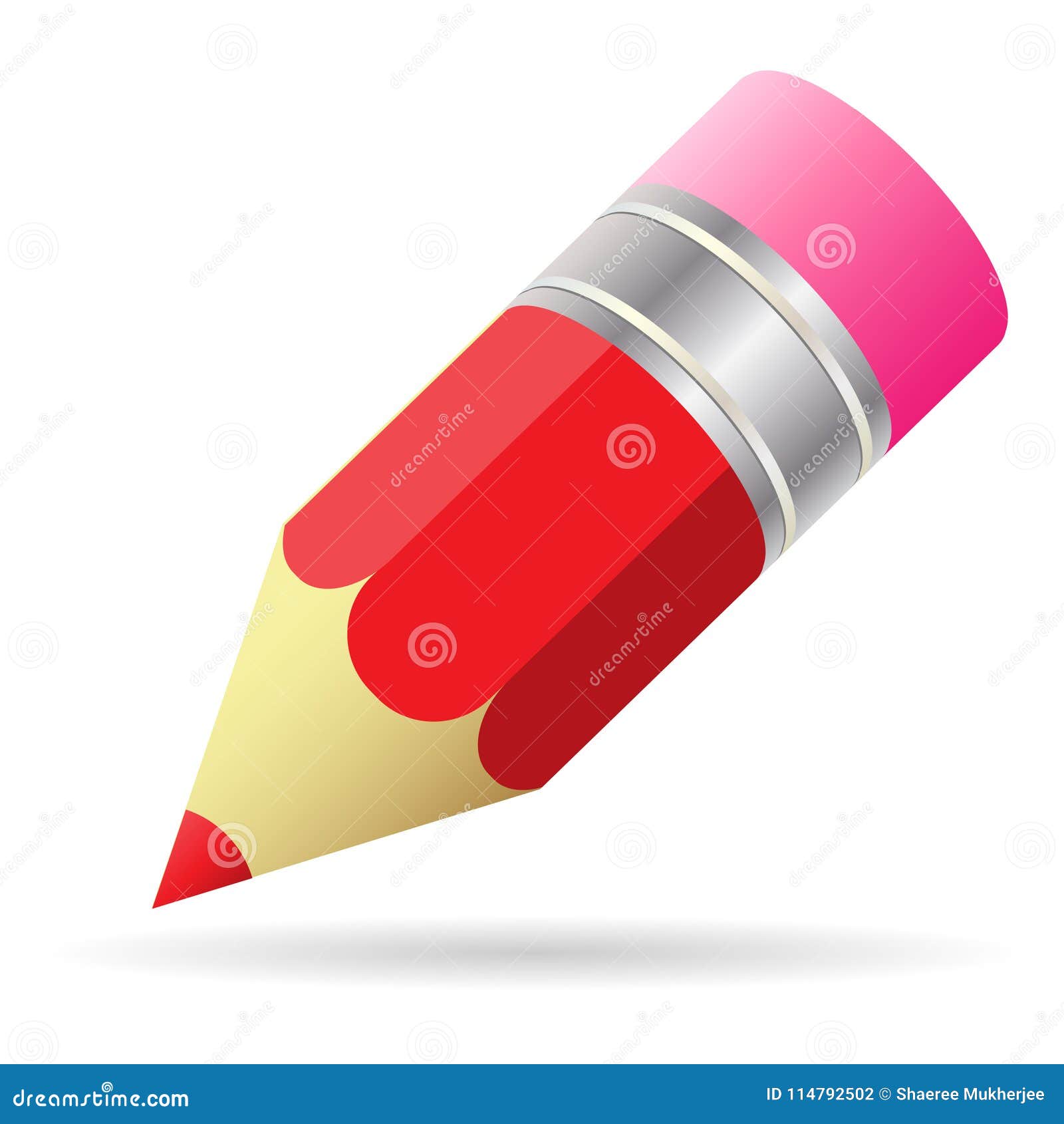 Cartoon Pink Eraser
