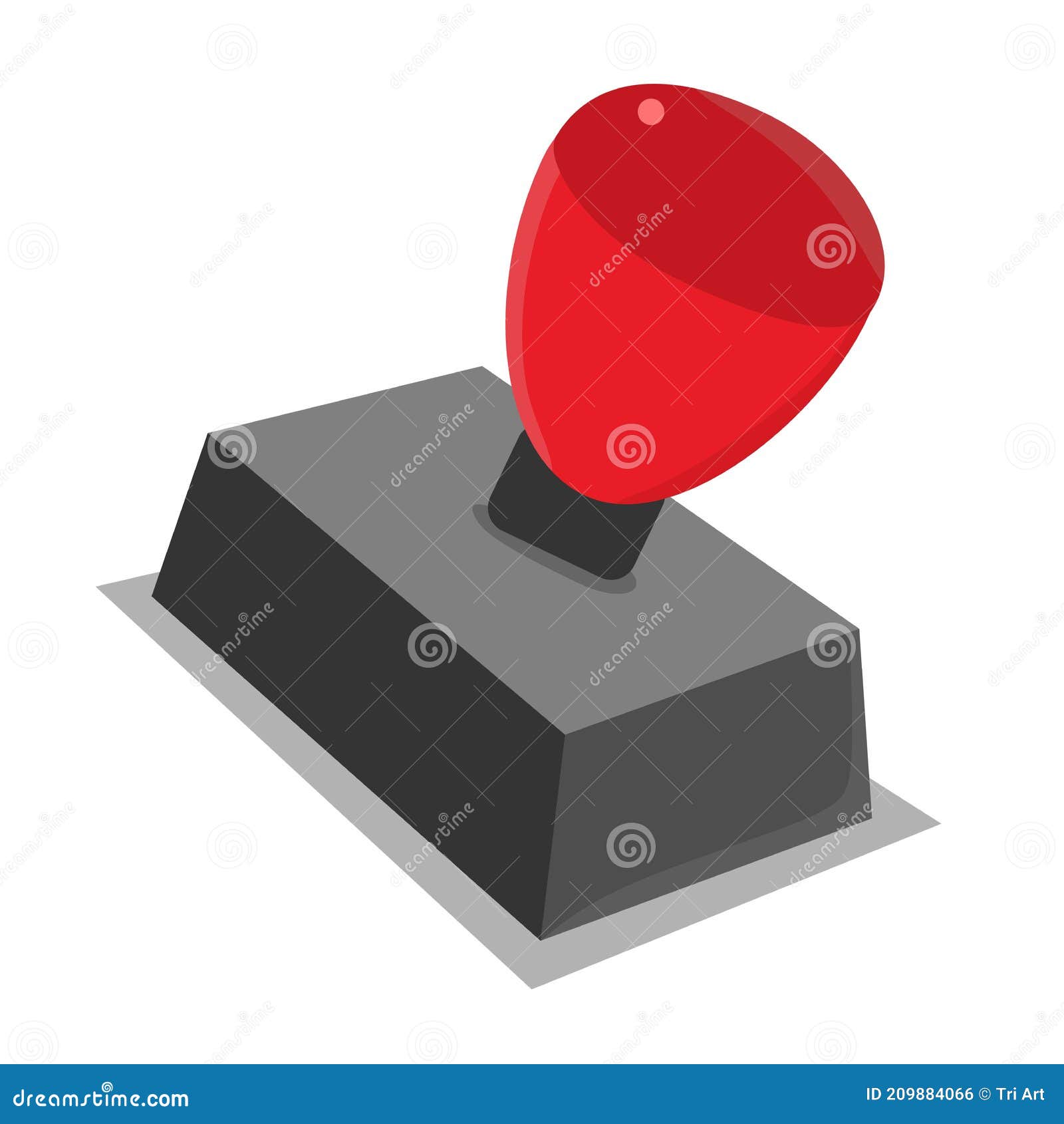 Vector Illustration of Stamp for Office Use Stock Vector Illustration