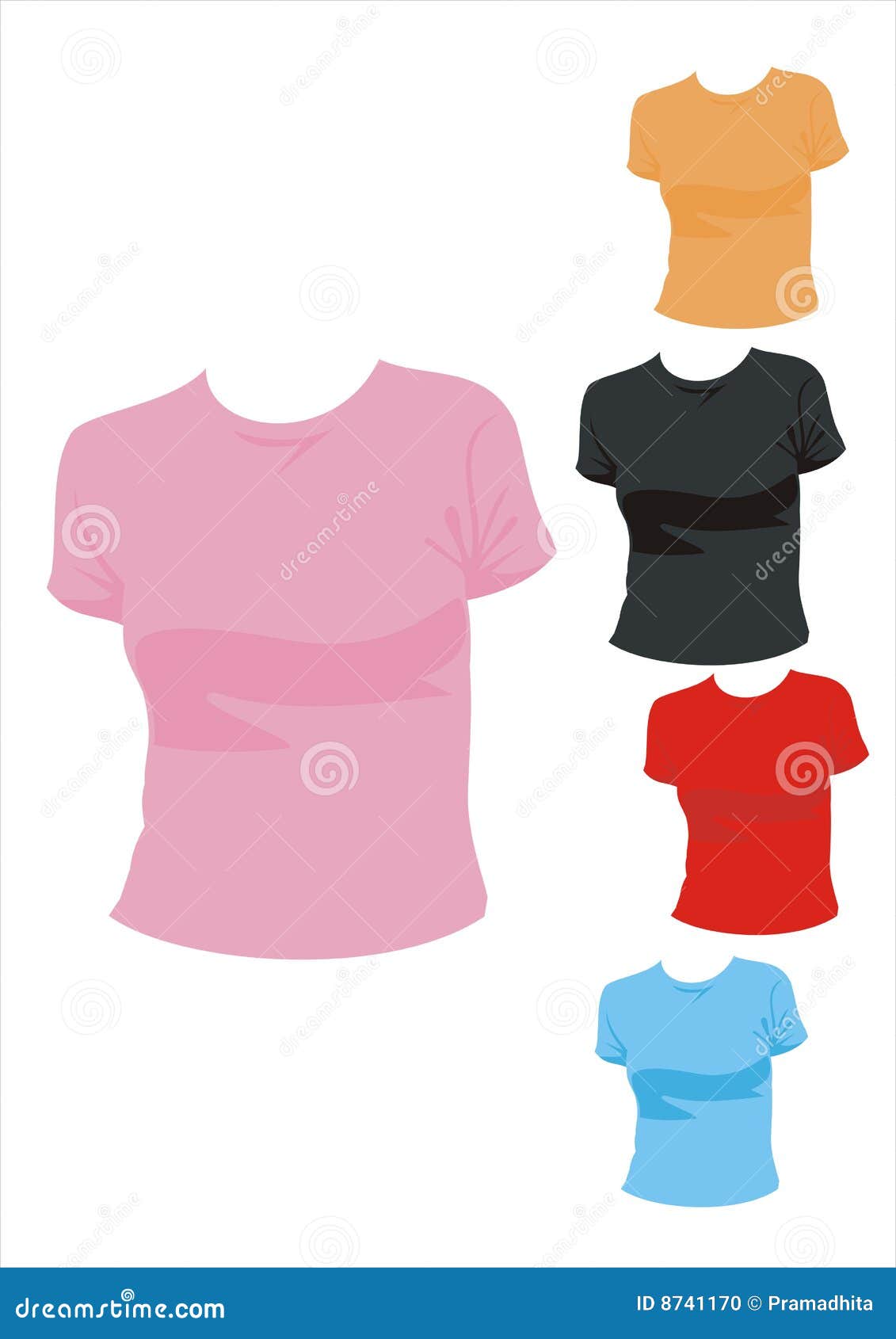 Vector Illustration T-shirt 1 Stock Vector - Illustration of cloth