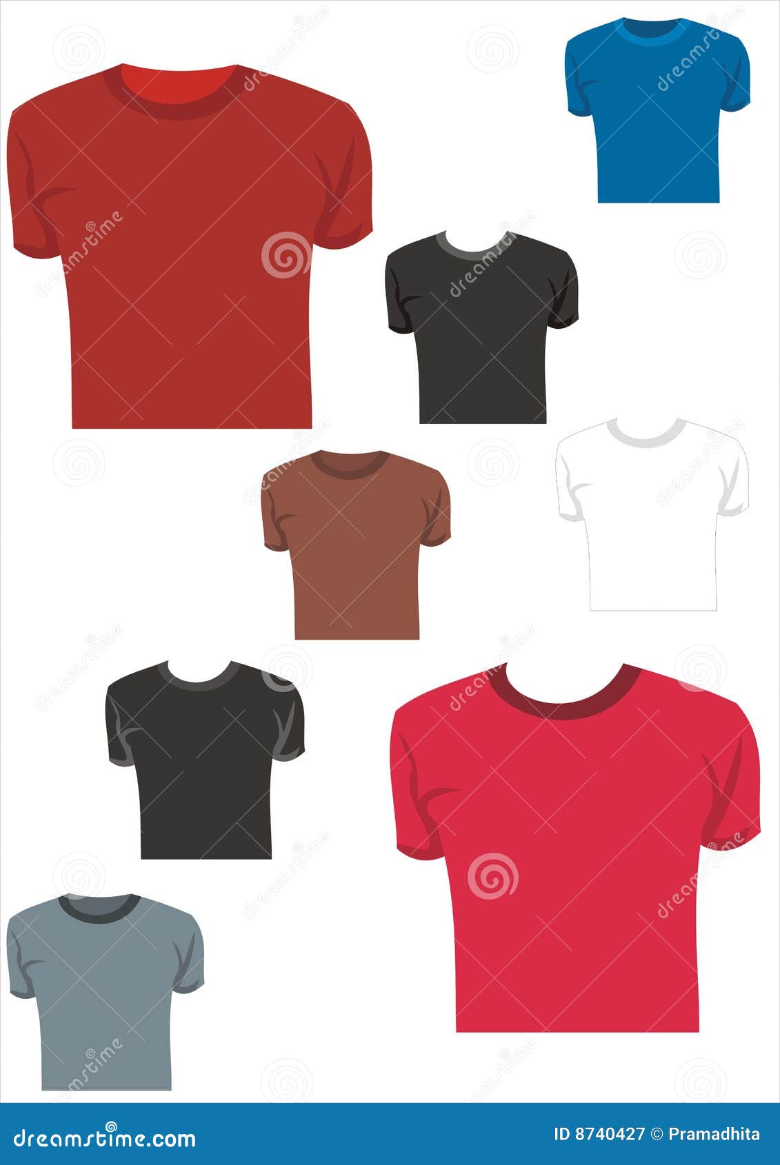 Vector Illustration T-shirt 3 Stock Vector - Illustration of wear