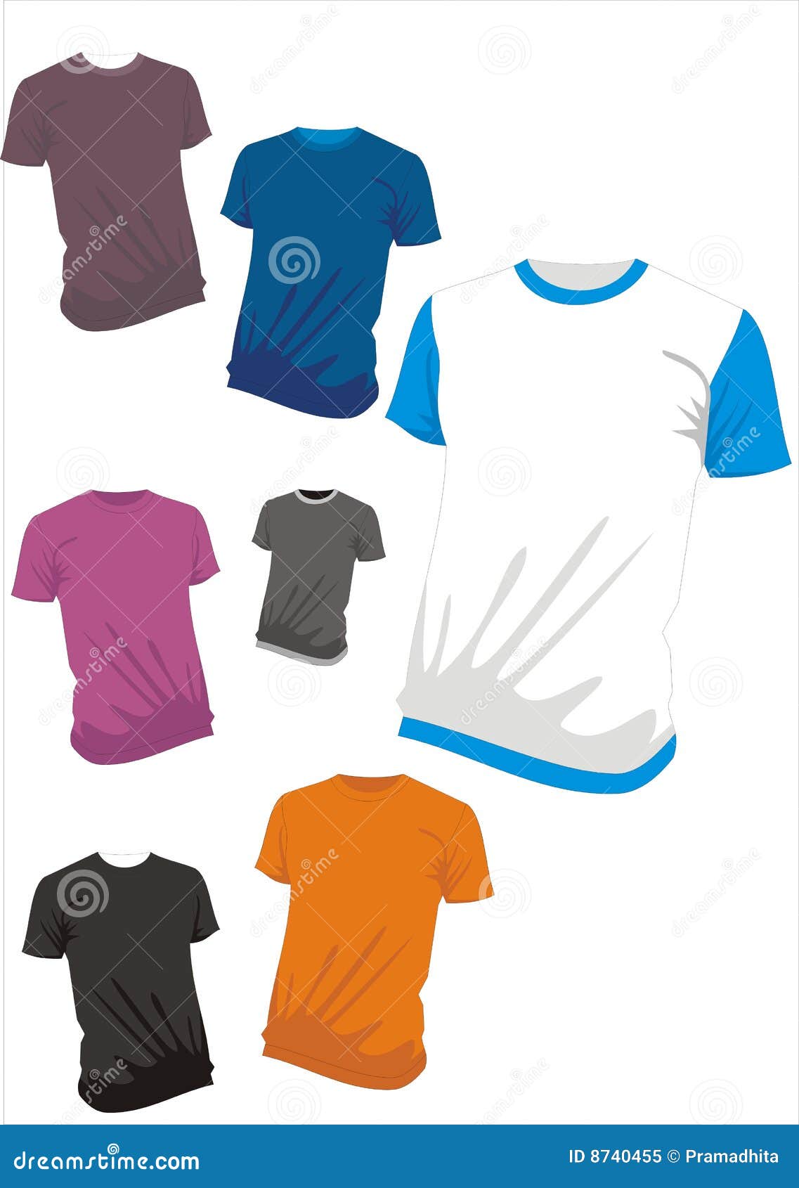 Vector Illustration T-shirt 5 Stock Vector - Illustration of cloth
