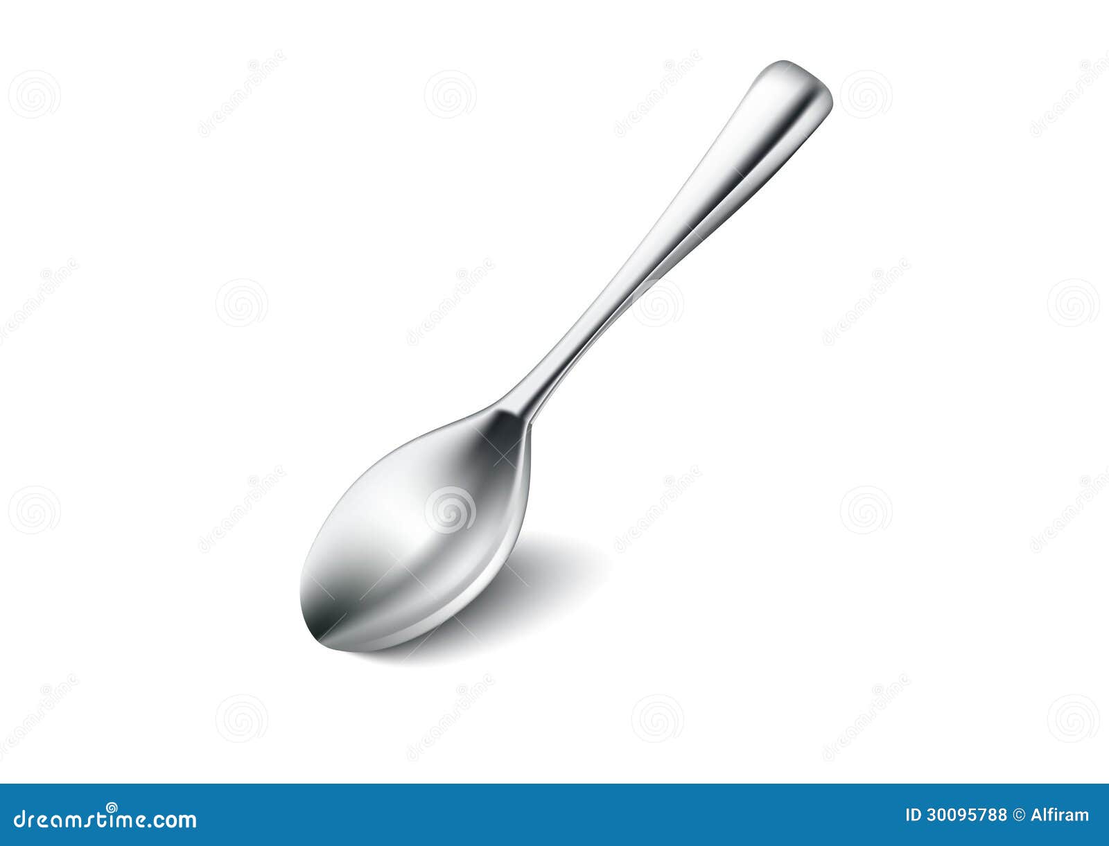 Spoon stock vector. Illustration of tool, kitchenware 30095788