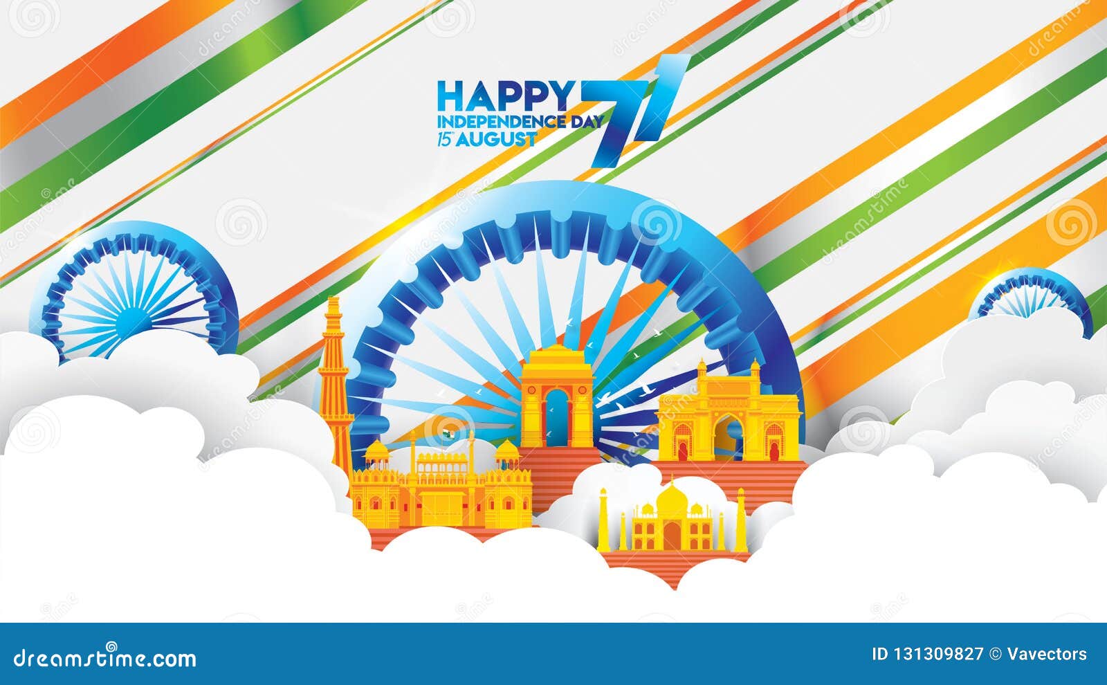 Indian Independence Day Design for Background or Banner or ...