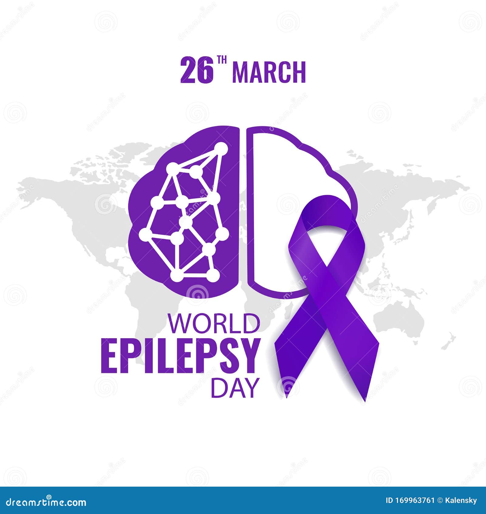 World Epilepsy Day. stock vector. Illustration of prevention 169963761