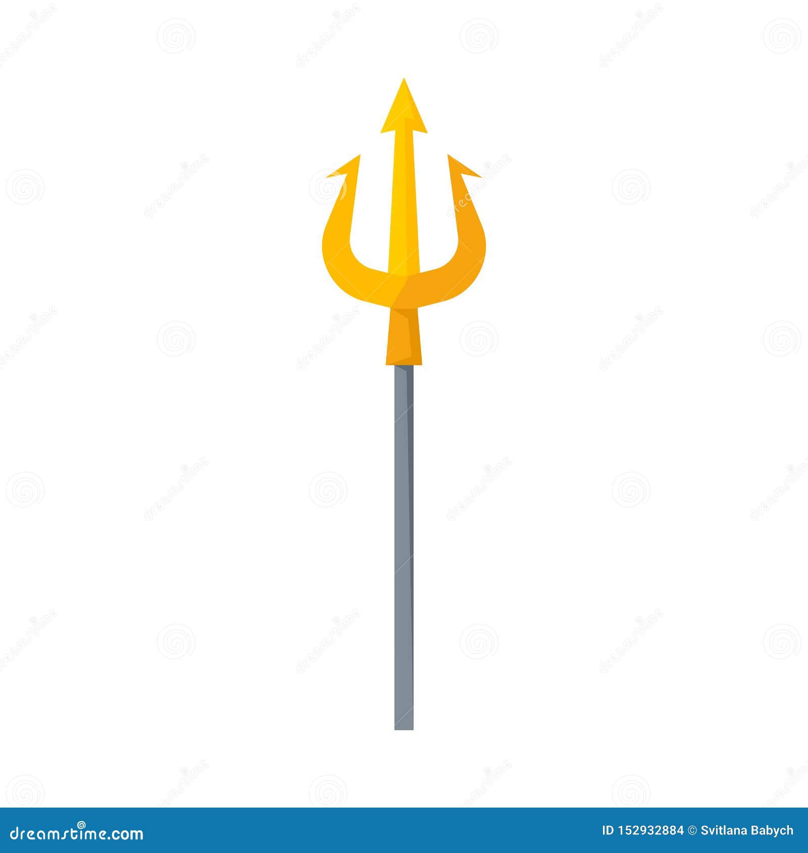 Vector Illustration of Trident and Poseidon Icon. Collection of Trident and  Sea Stock Symbol for Web. Stock Vector - Illustration of fantasy, element:  152932884