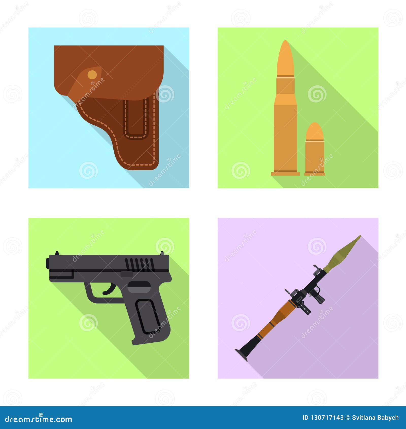   of weapon and gun . collection of weapon and army  icon for stock.