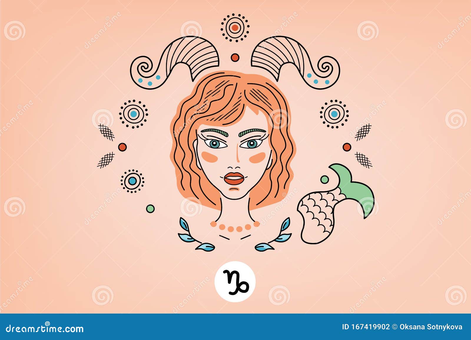 Vector Illustration Of Zodiac Signs Constellations Capricorn Logo Tattoo Girl Or Woman Face Stock Vector Illustration Of Astrology Magic Vector Illustration Of Zodiac Signs Constellations Capricorn Logo Tattoo Girl Or Woman Face Stock Vector Illustration Of Astrology Magic