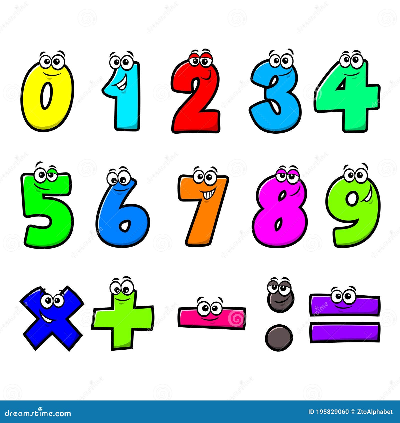 Cartoon Comic Happy Count Numbers Stock Vector - Illustration of happiness, calculate: 195829060 Cartoon Comic Happy Count Numbers Stock Vector - Illustration of happiness, calculate: 195829060