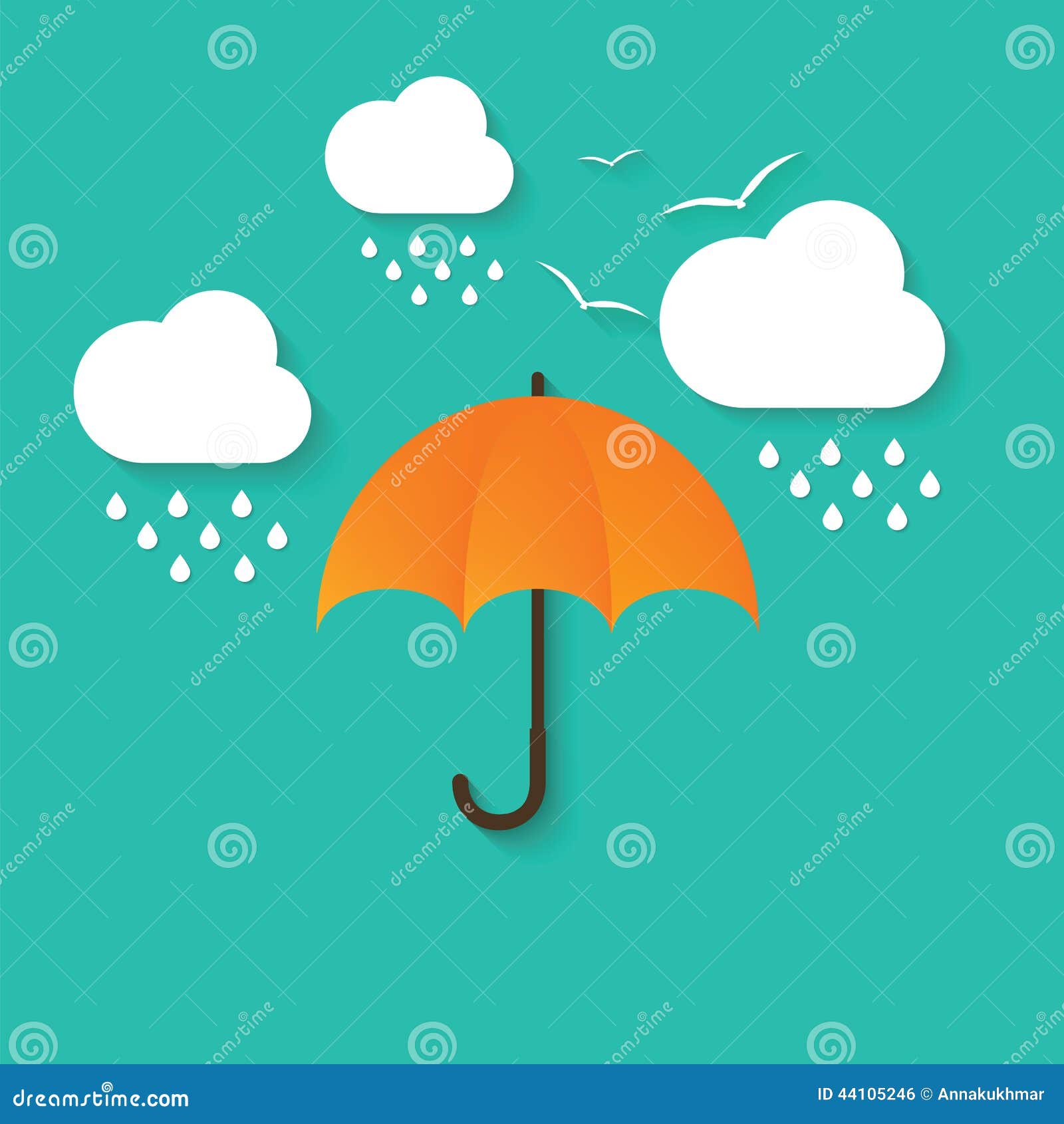 Chuva De Nuvem E Guarda Chuva Aberta Na Chuva Estilo Plano Vector  Ilustração Icon Vector PNG , Ar, Arte, Atmosfera Imagem PNG e Vetor Para  Download Gratuito