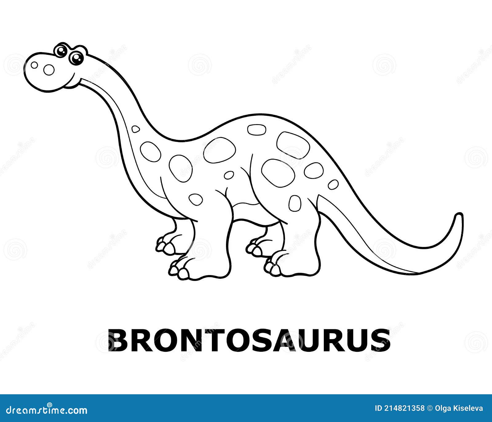 Vector Ilustración De Dibujos Animados Dinosaurio Para Colorear Libro. Aislado Lindo Contorno Brontosaurus En El Fondo Blanco. Ilustración del Vector - Ilustración de vector, cabrito: 214821358 Vector Ilustración De Dibujos Animados Dinosaurio Para Colorear Libro. Aislado Lindo Contorno Brontosaurus En El Fondo Blanco. Ilustración del Vector - Ilustración de vector, cabrito: 214821358