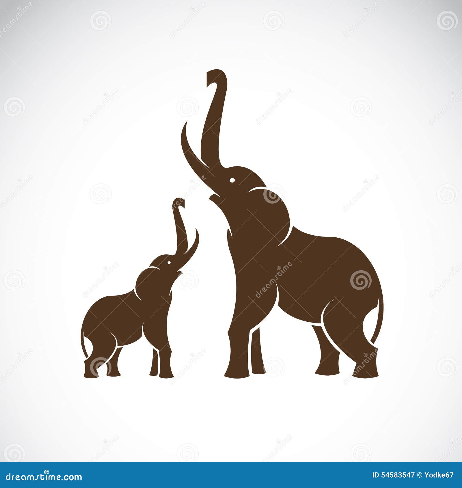 Vector Image of an Elephant Stock Vector - Illustration of mascot