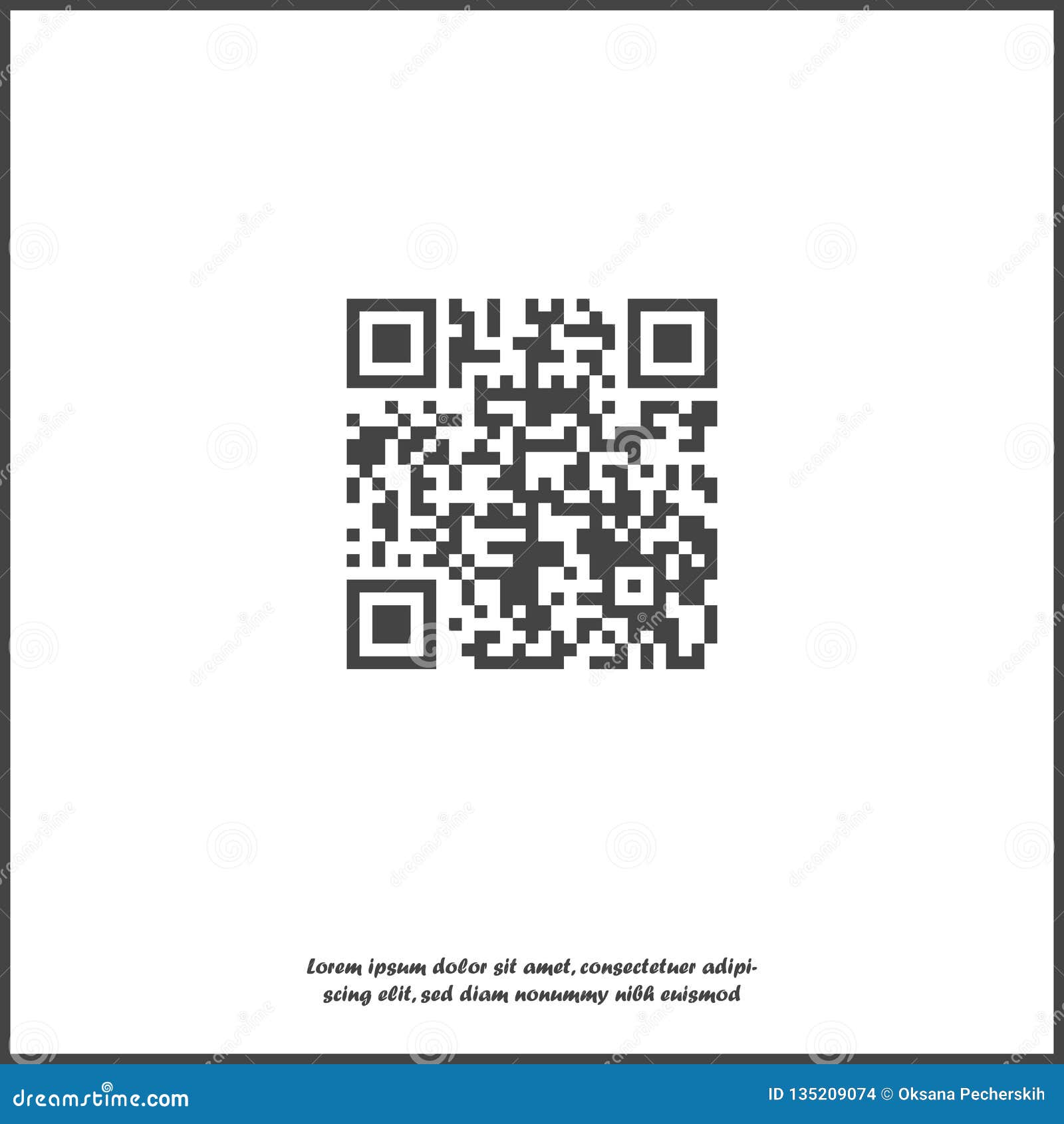 Download Vector Image Is An Example Of A QR Code For Reading ...