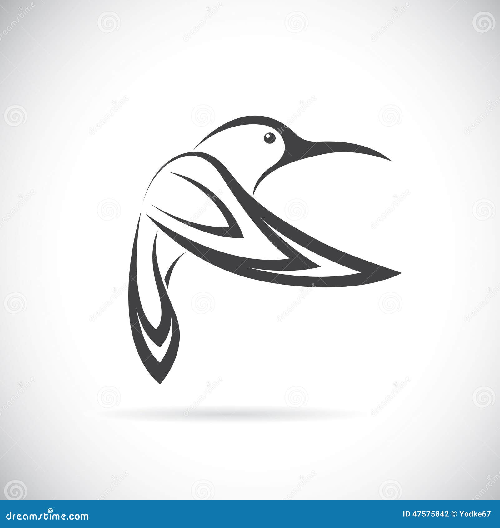 Vector Image of an Hummingbird Design Stock Vector - Illustration of ...
