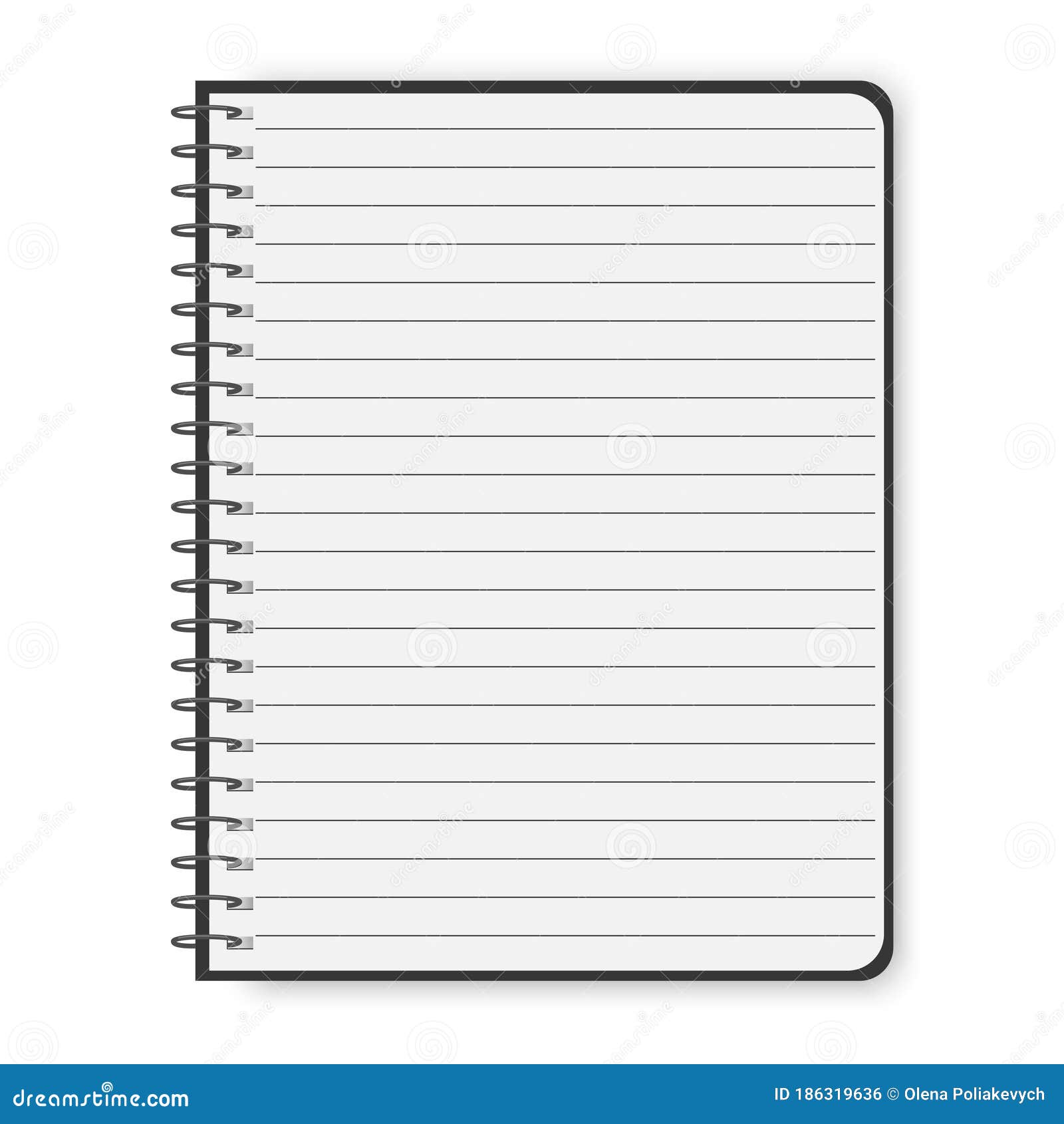 Vector Image Of A Notebook Or Notepad For Notes Blank White Page In A Line White Diary For Notes Stock Illustration Illustration Of Business Notepad Vector Image Of A Notebook Or Notepad For Notes Blank White Page In A Line White Diary For Notes Stock Illustration Illustration Of Business Notepad