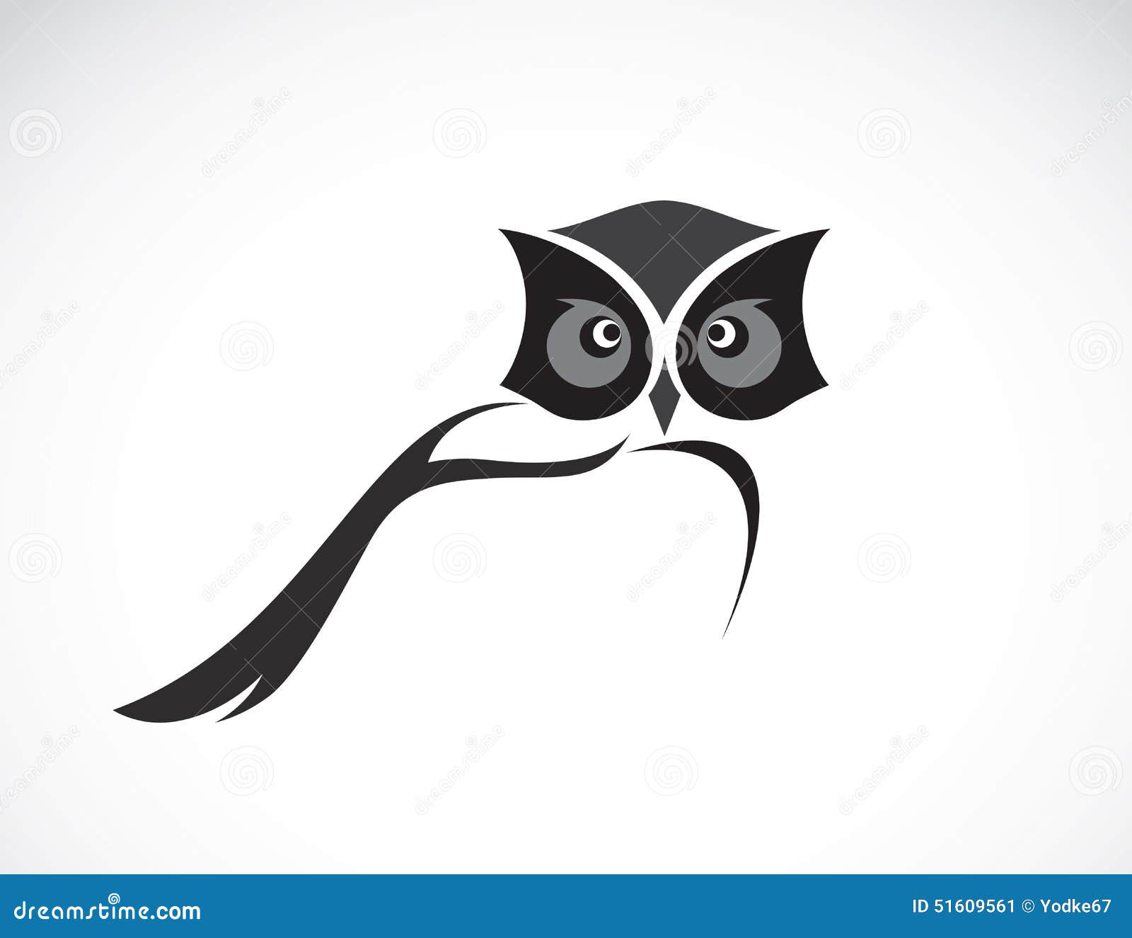 Vector Image Of An Fish On Blue Background | CartoonDealer.com #42198955