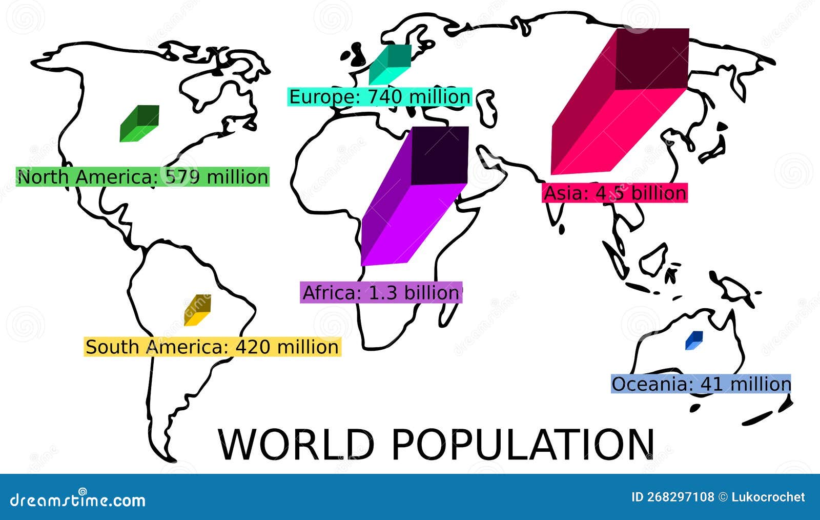 Continents and population density geography realm vrogue co