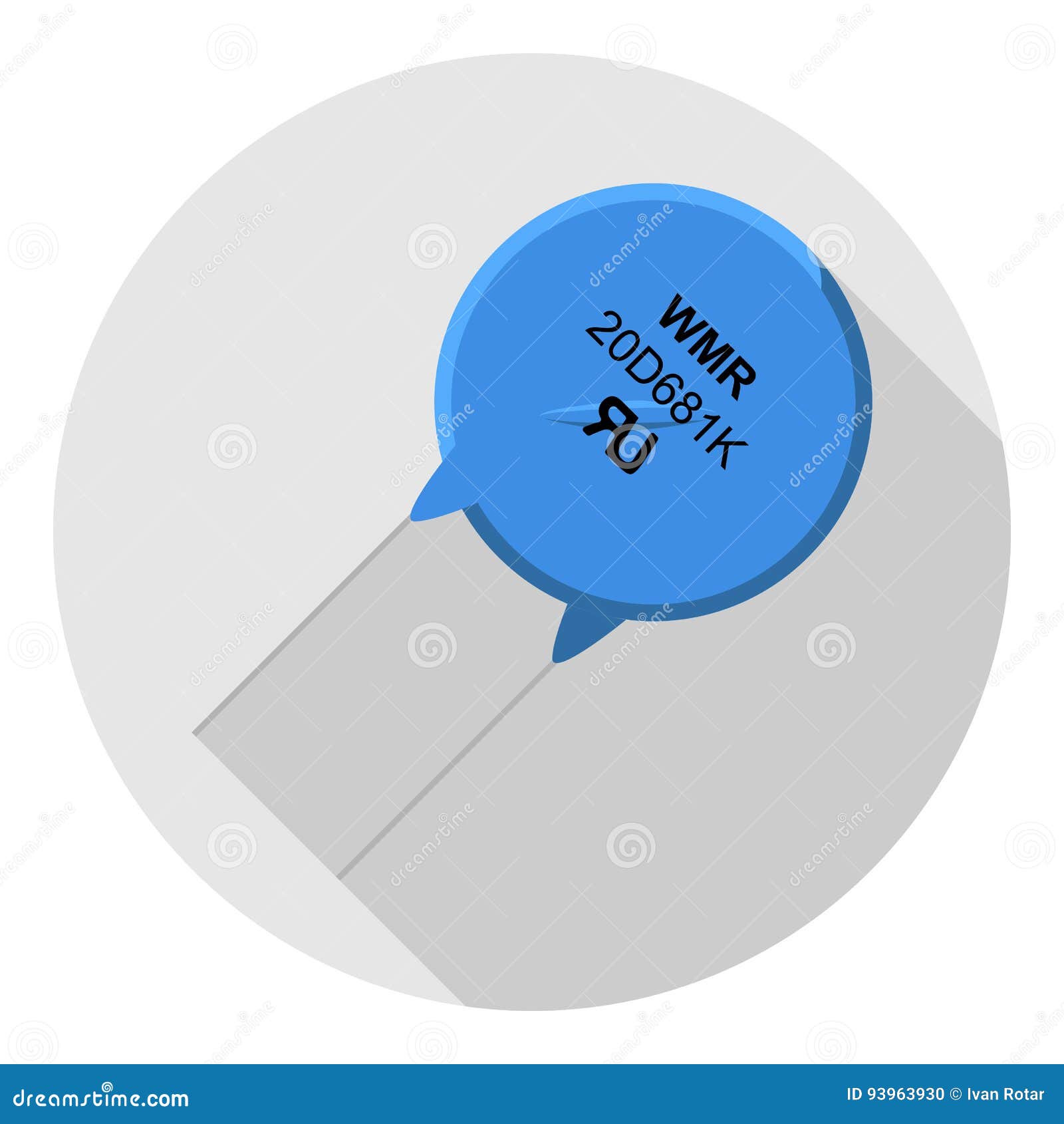 Vector image varistor stock vector. Illustration of detail 93963930