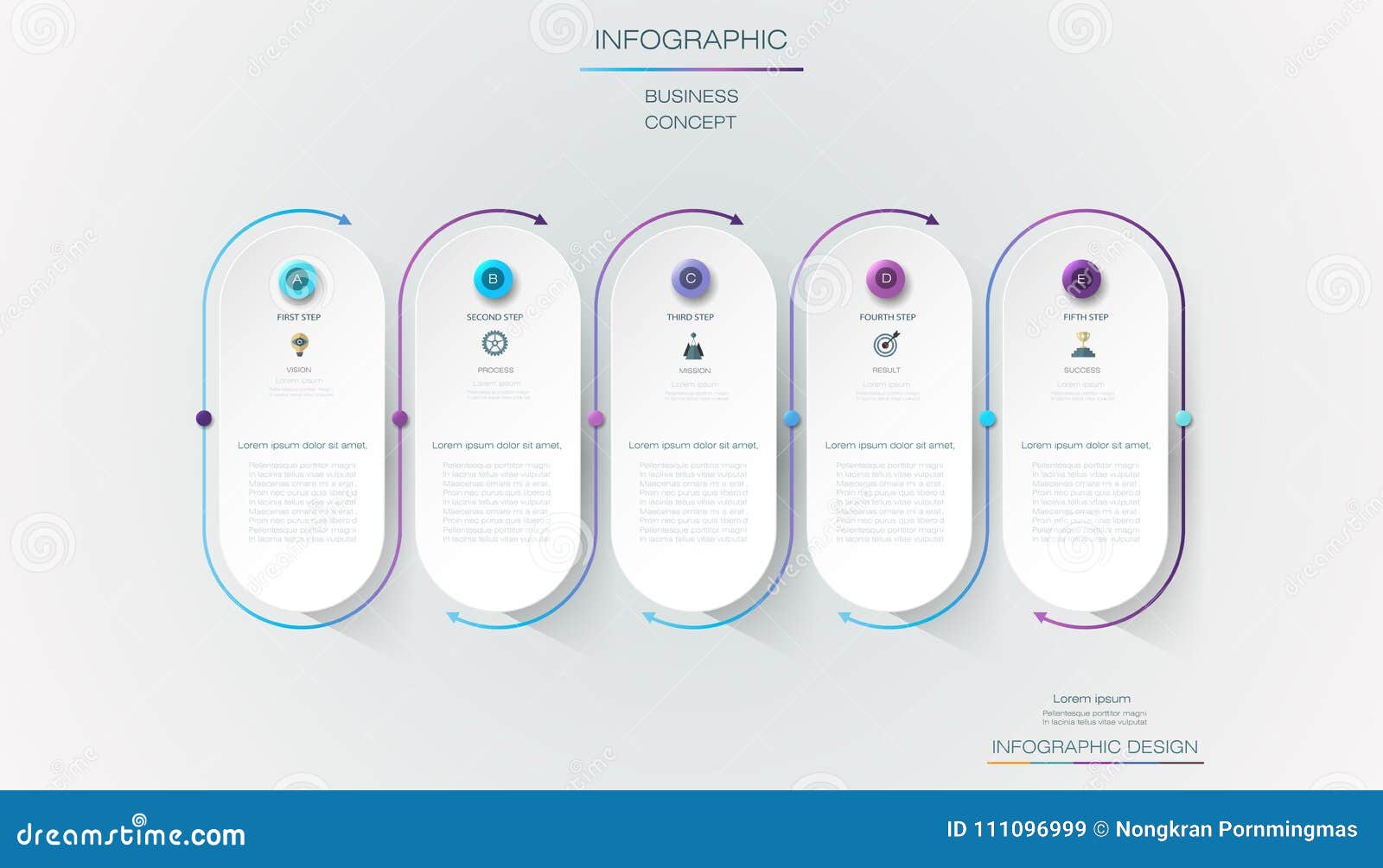  infographic label  with icons and 5 options or steps. infographics for business concept.