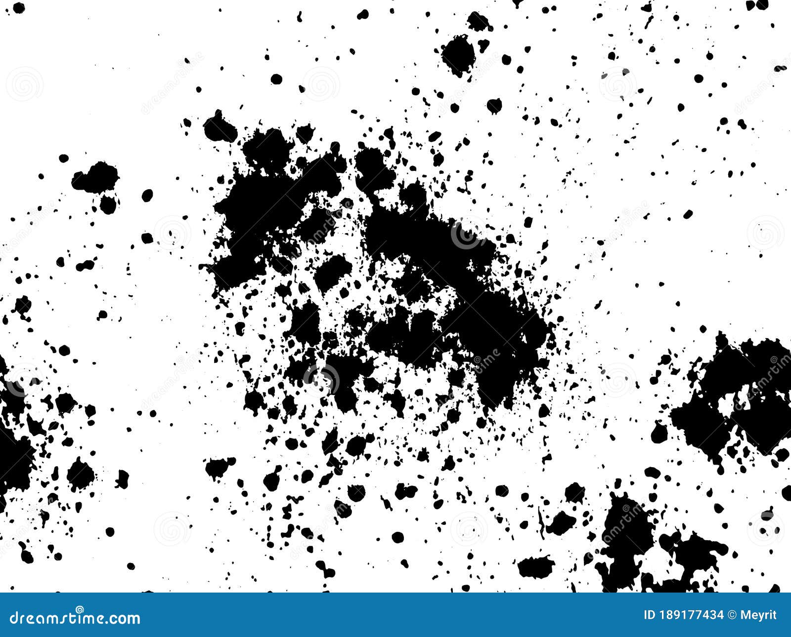 Vector Ink Spot on a White Background Stock Vector - Illustration of ...