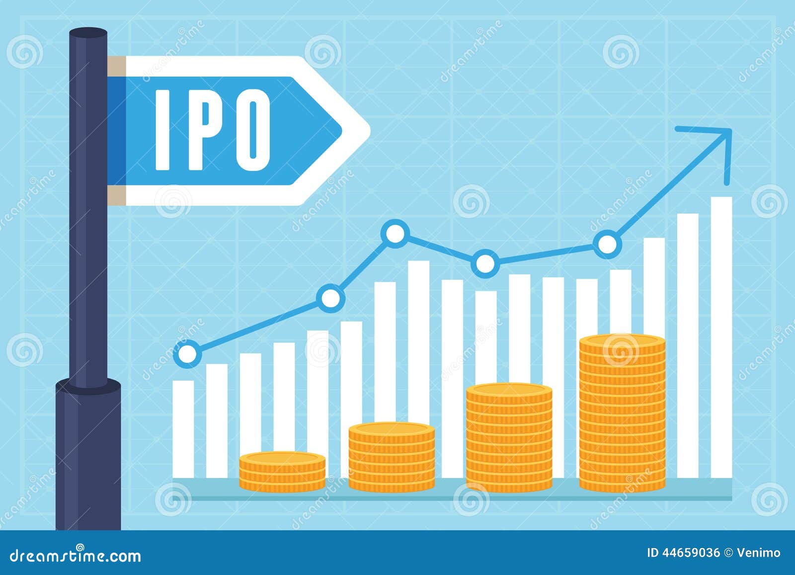 Vector IPO (initial Public Offering) Concept Stock Vector ...