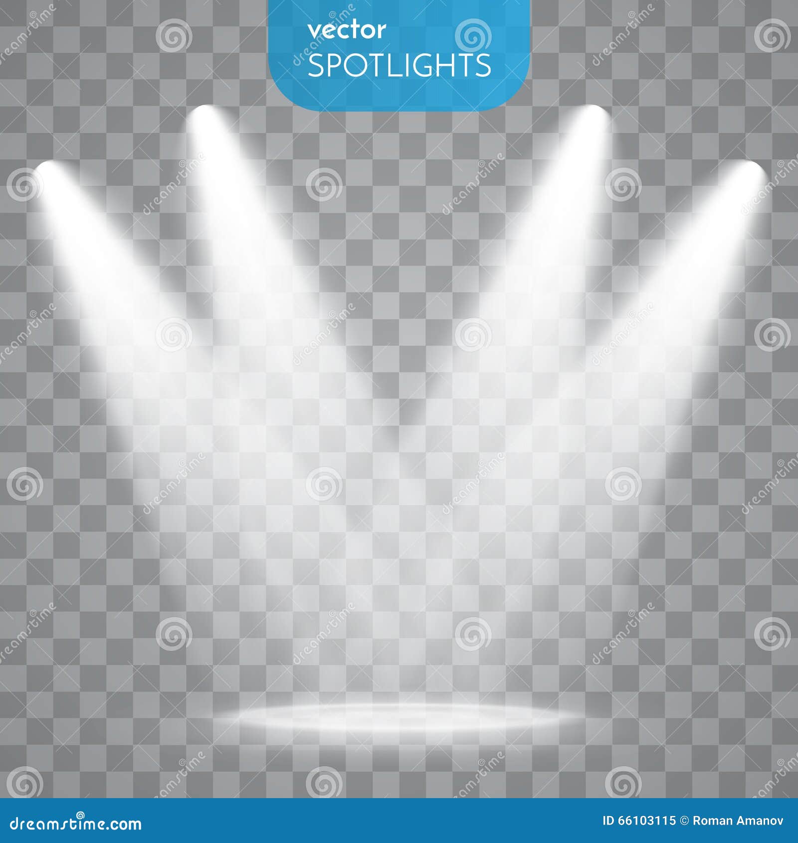 Vector Isolated Spotlight stock vector. Illustration of shiny - 66103115
