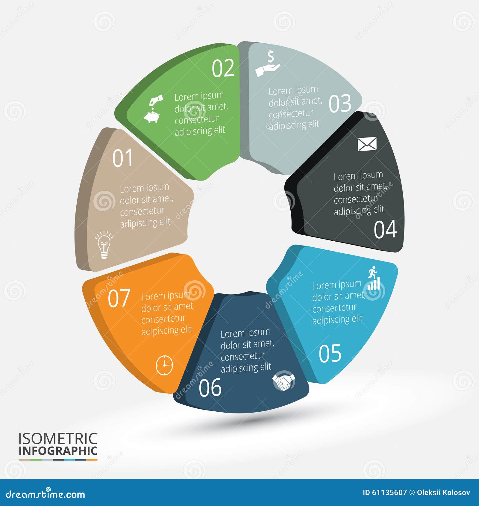 7 Round infographic.