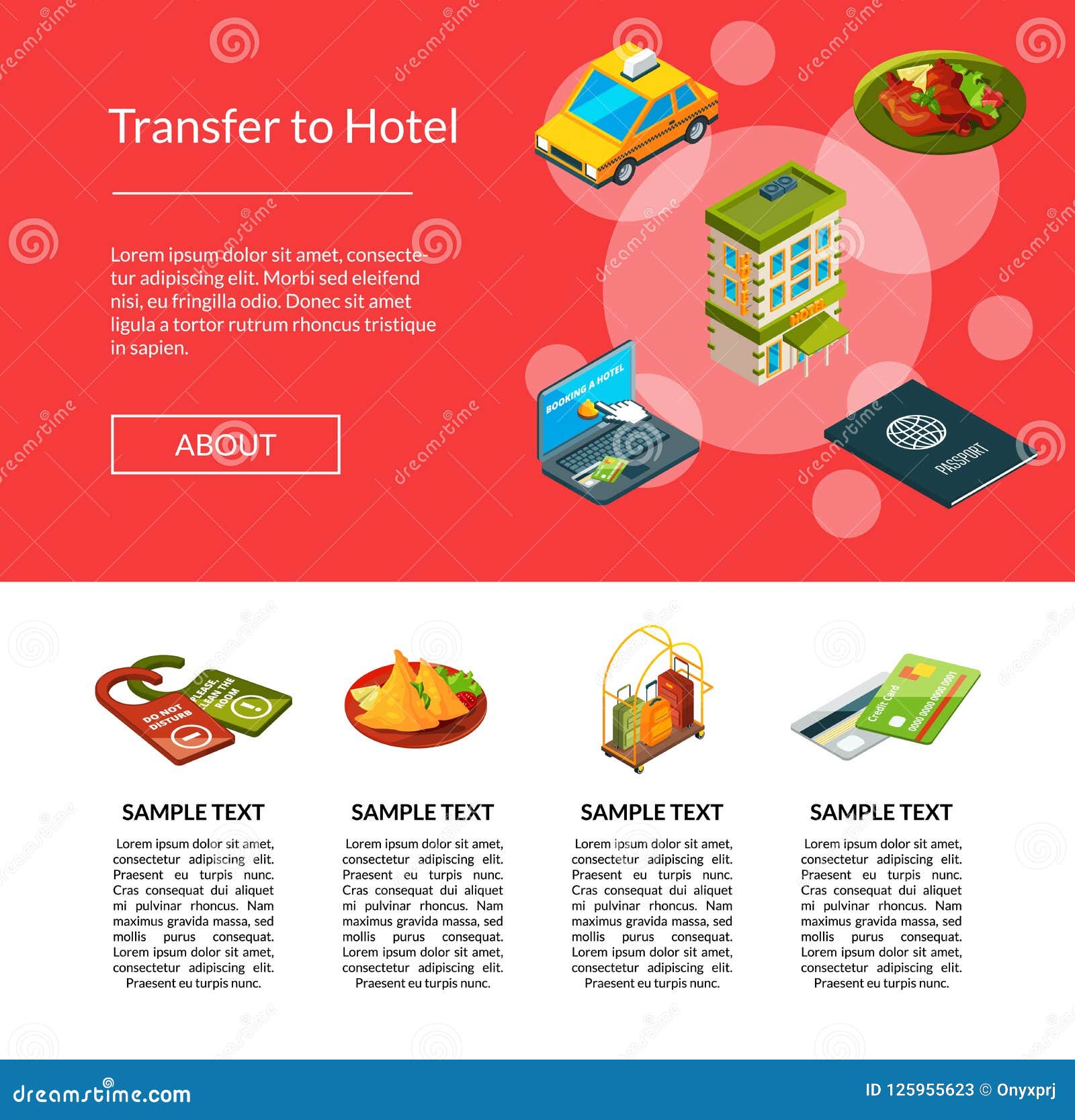  isometric hotel icons page 