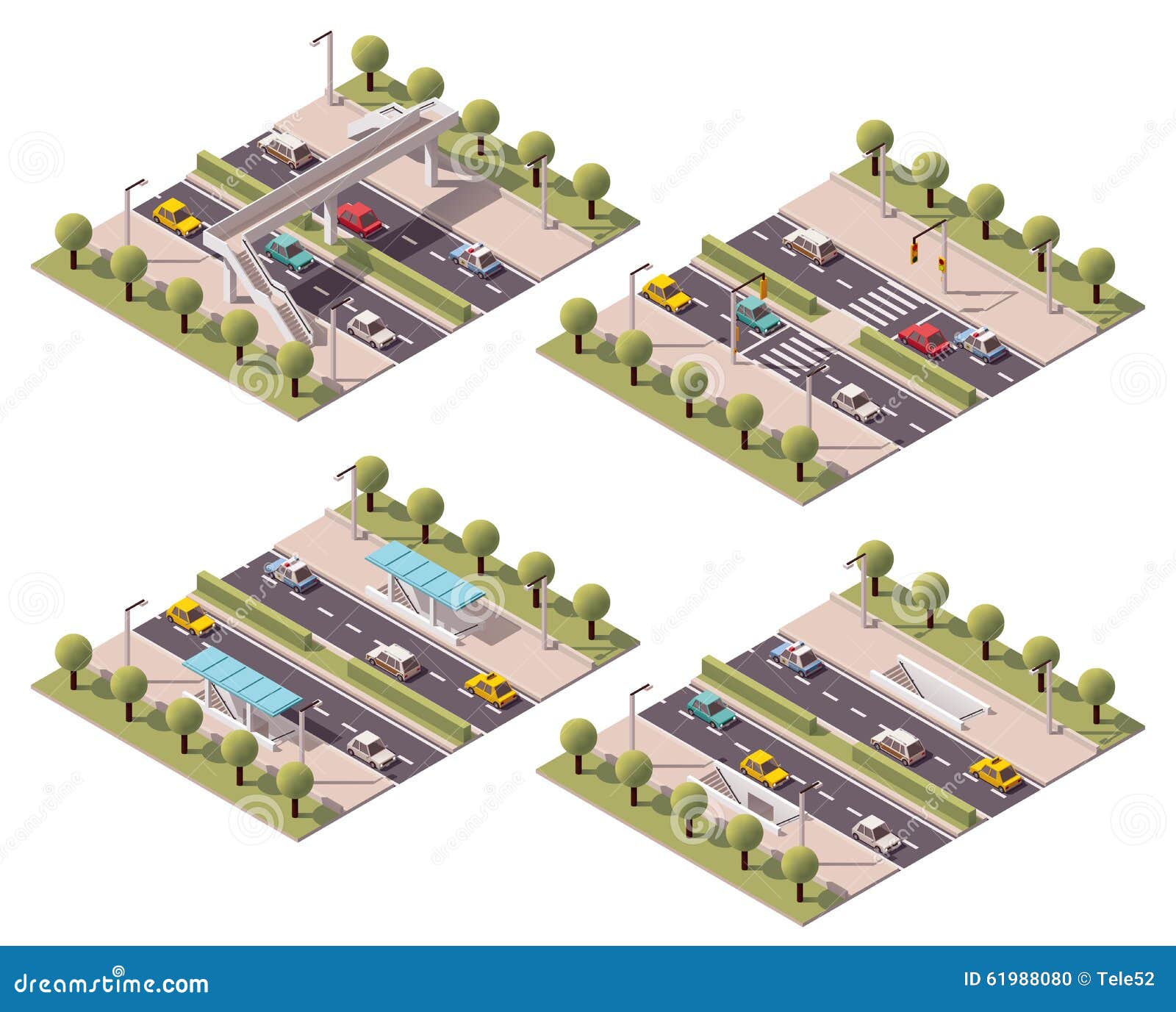 3D Isometric Flat Vector Conceptual Illustration Of Pedestrian