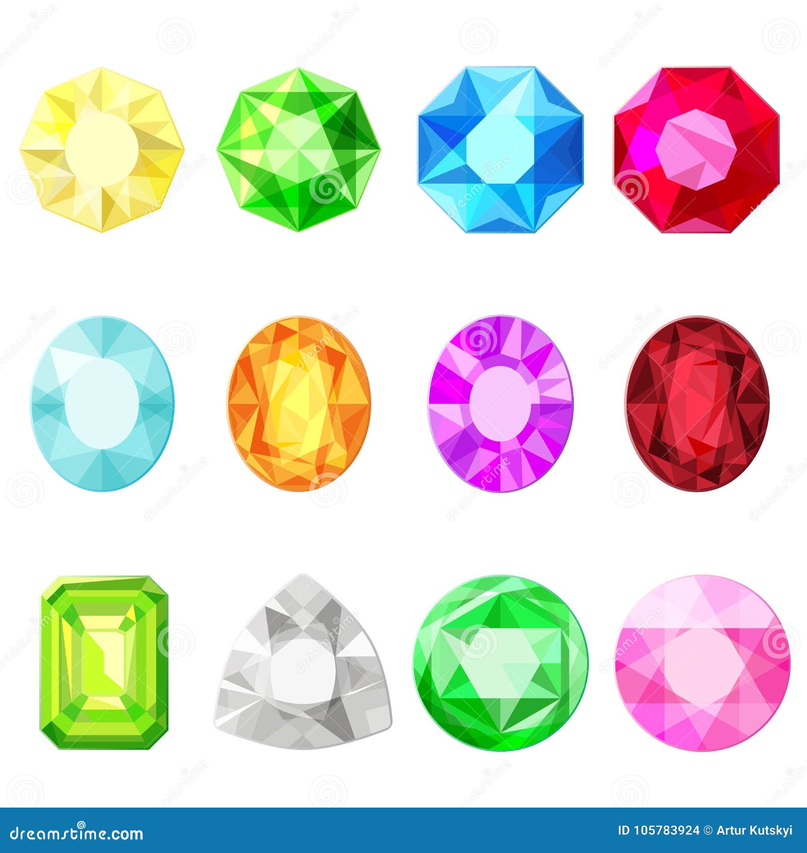 Diamond and Gemstone Stickers, Jewel Stickers