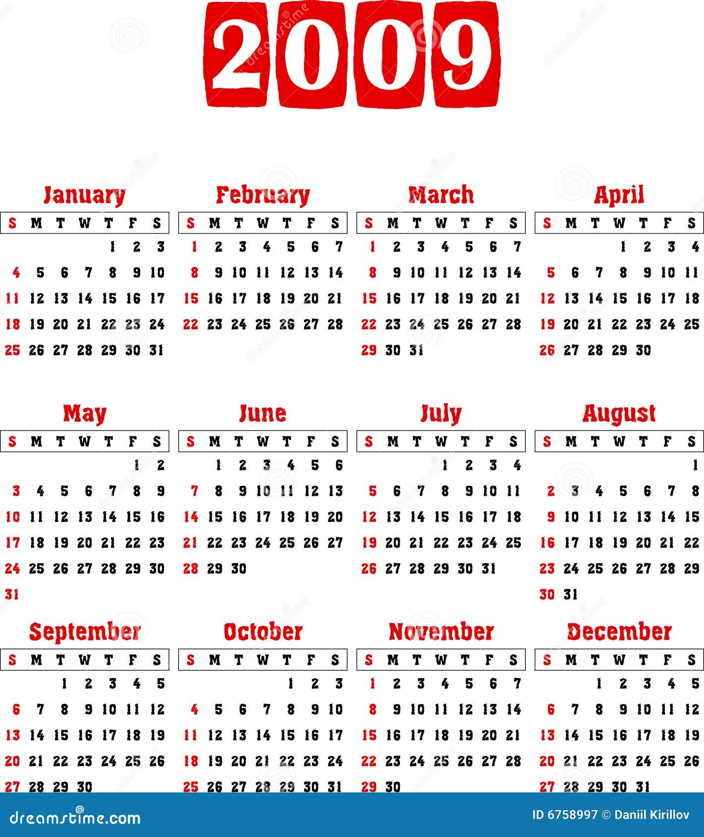 Kalender 2009