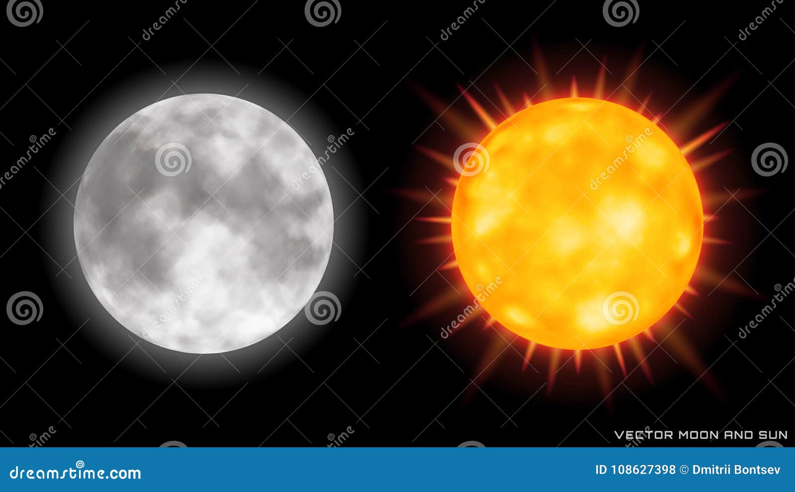 https://thumbs.dreamstime.com/z/vector-la-luna-y-el-sol-realistas-en-fondo-oscuro-108627398.jpg