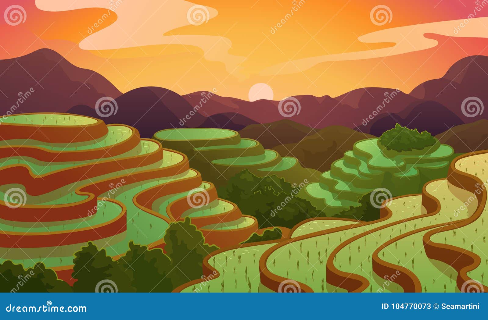 Share more than 161 terrace farming drawing best