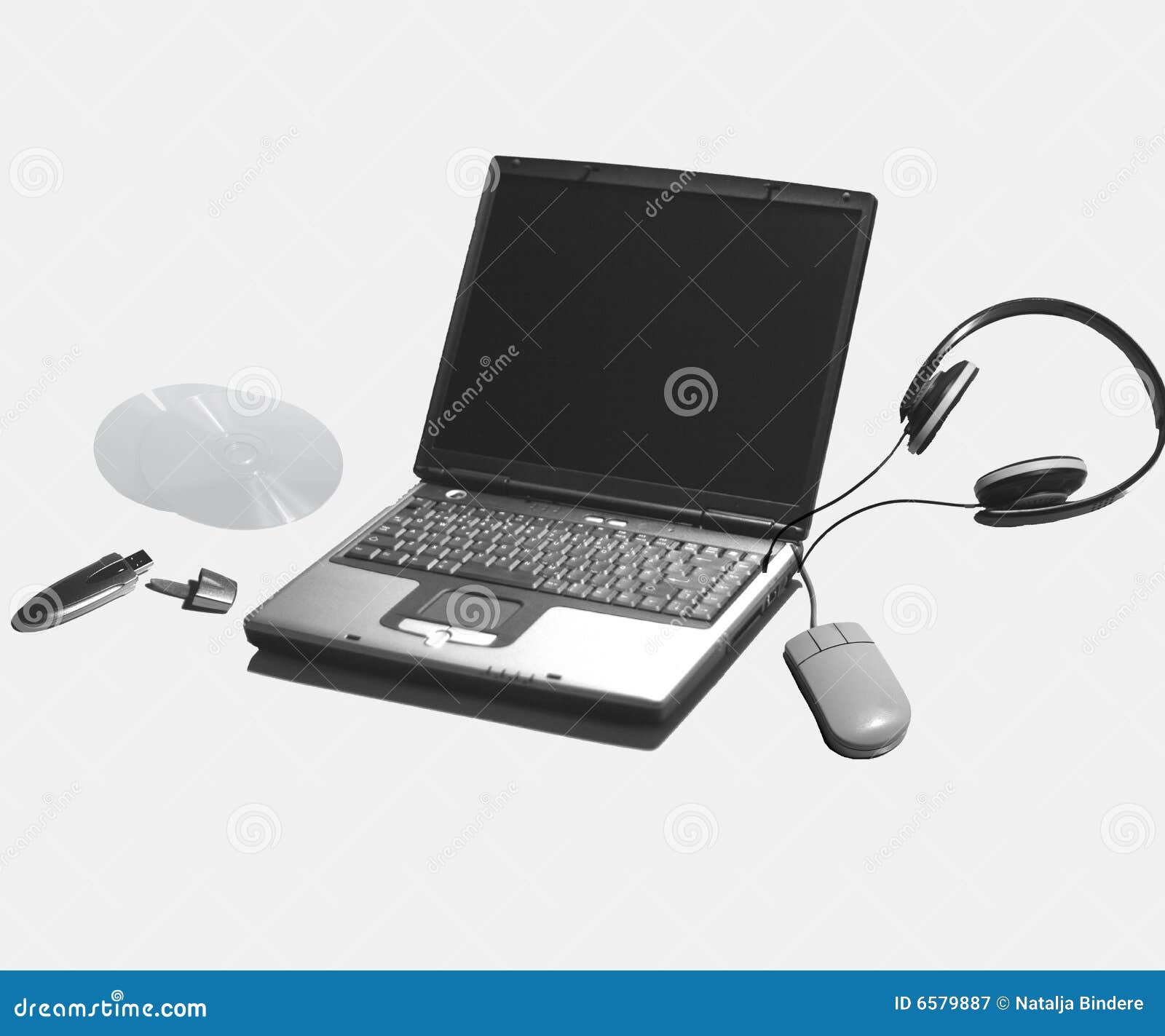 Vector Laptop stock illustration. Illustration of modern - 6579887