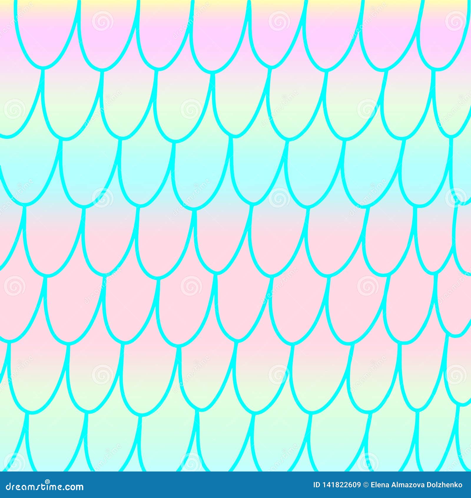 Download Vector Mermaid Scale Seamless Pattern Stock Vector ...