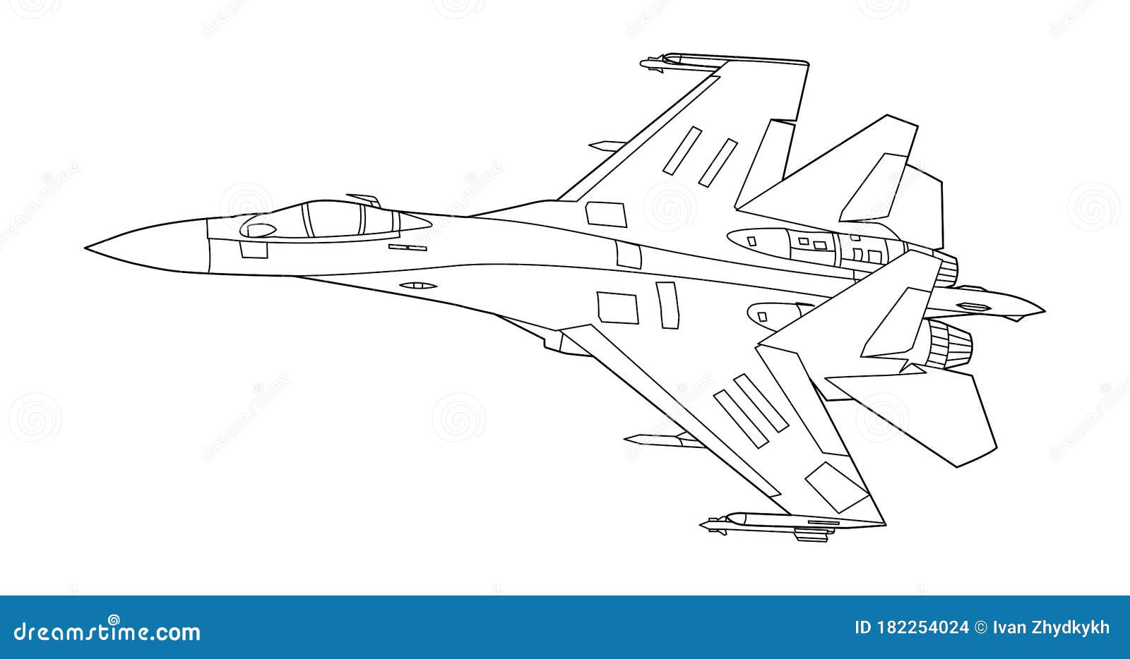 Premium AI Image  Aircraft design pencil sketch showing the flow of air  around the plane in flight