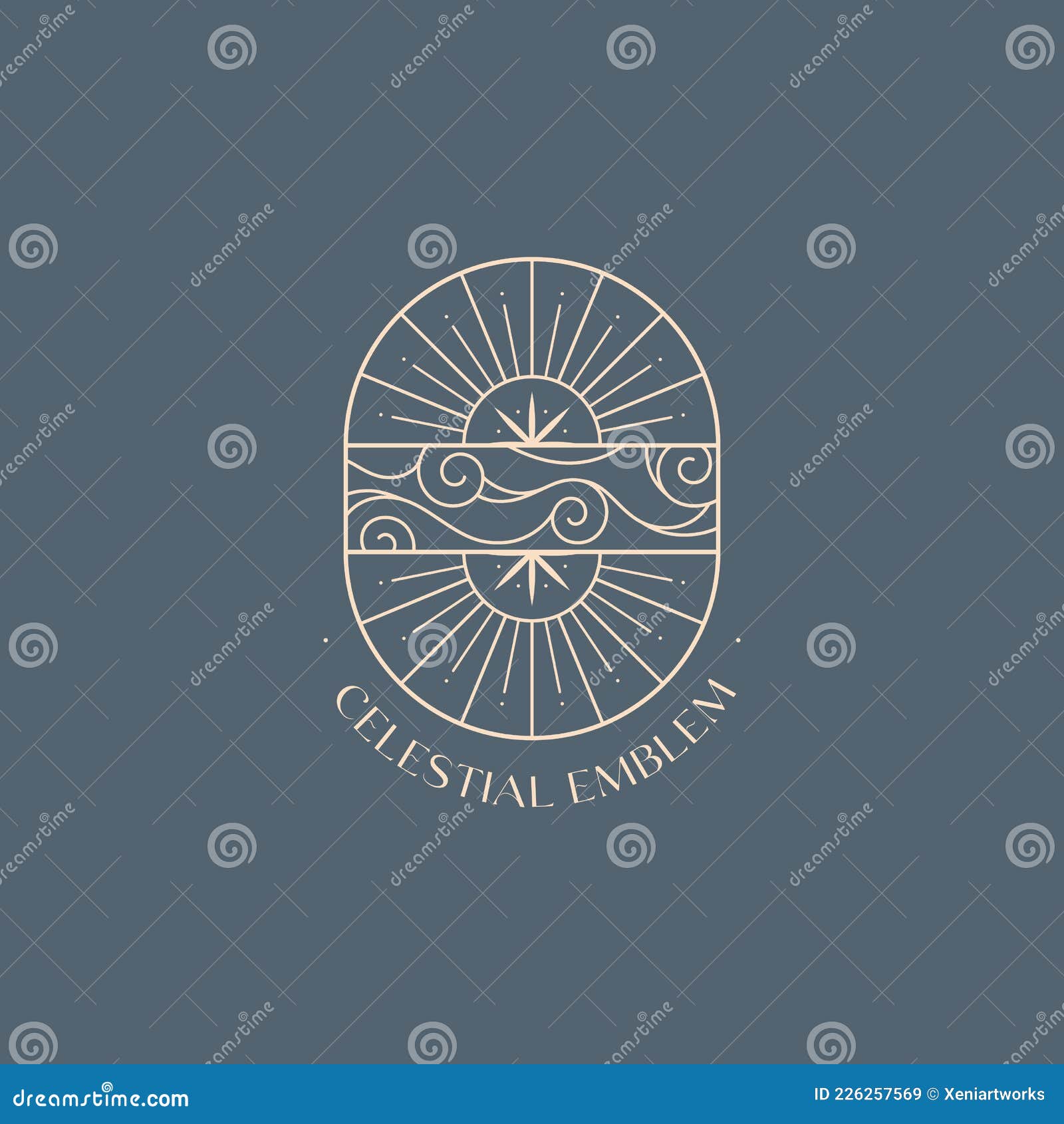  linear boho emblem