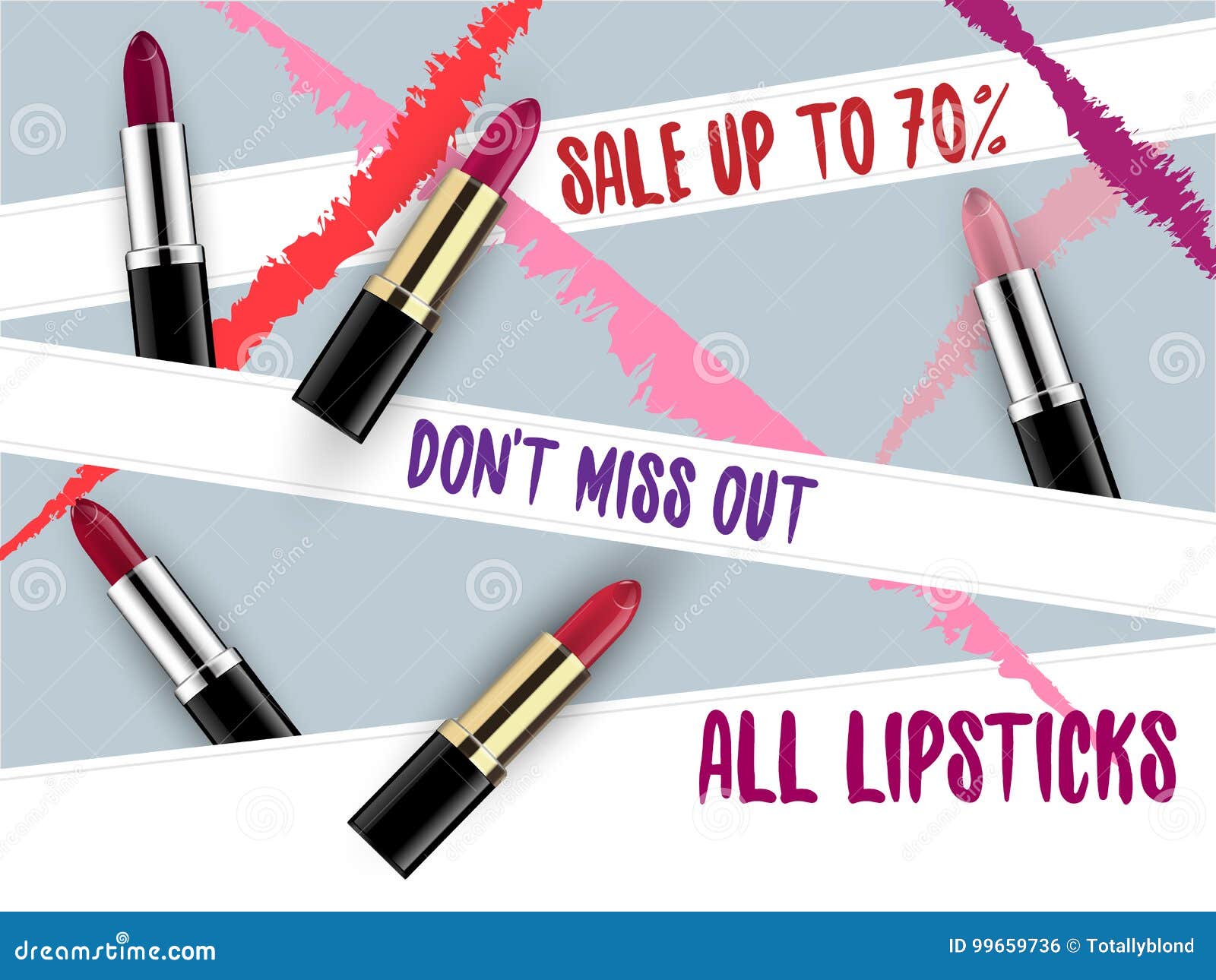 Vector Lipstick Package Design Stock Vector Illustration of fashion