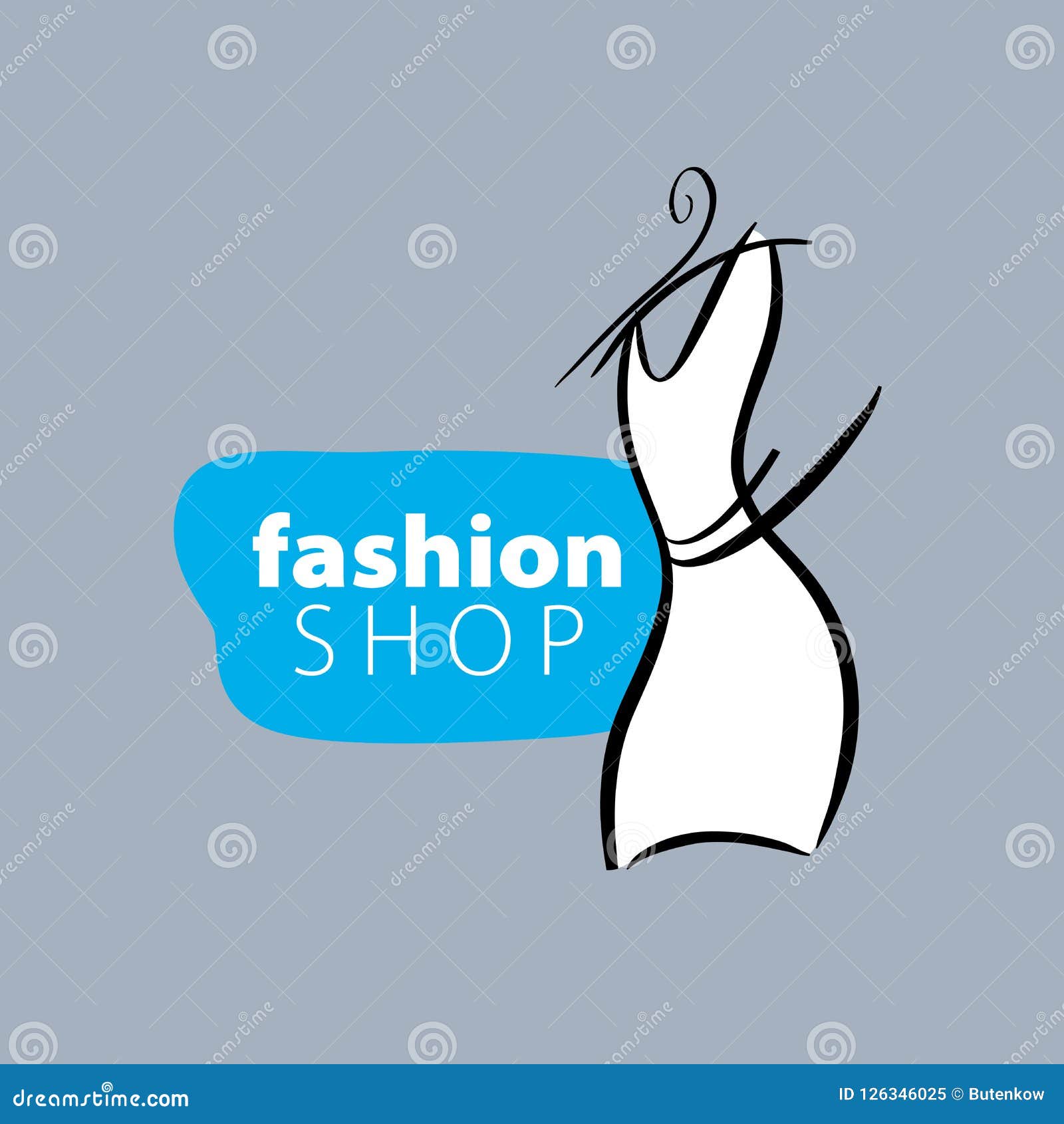 Vector logo clothing stock vector. Illustration of fabric - 126346025